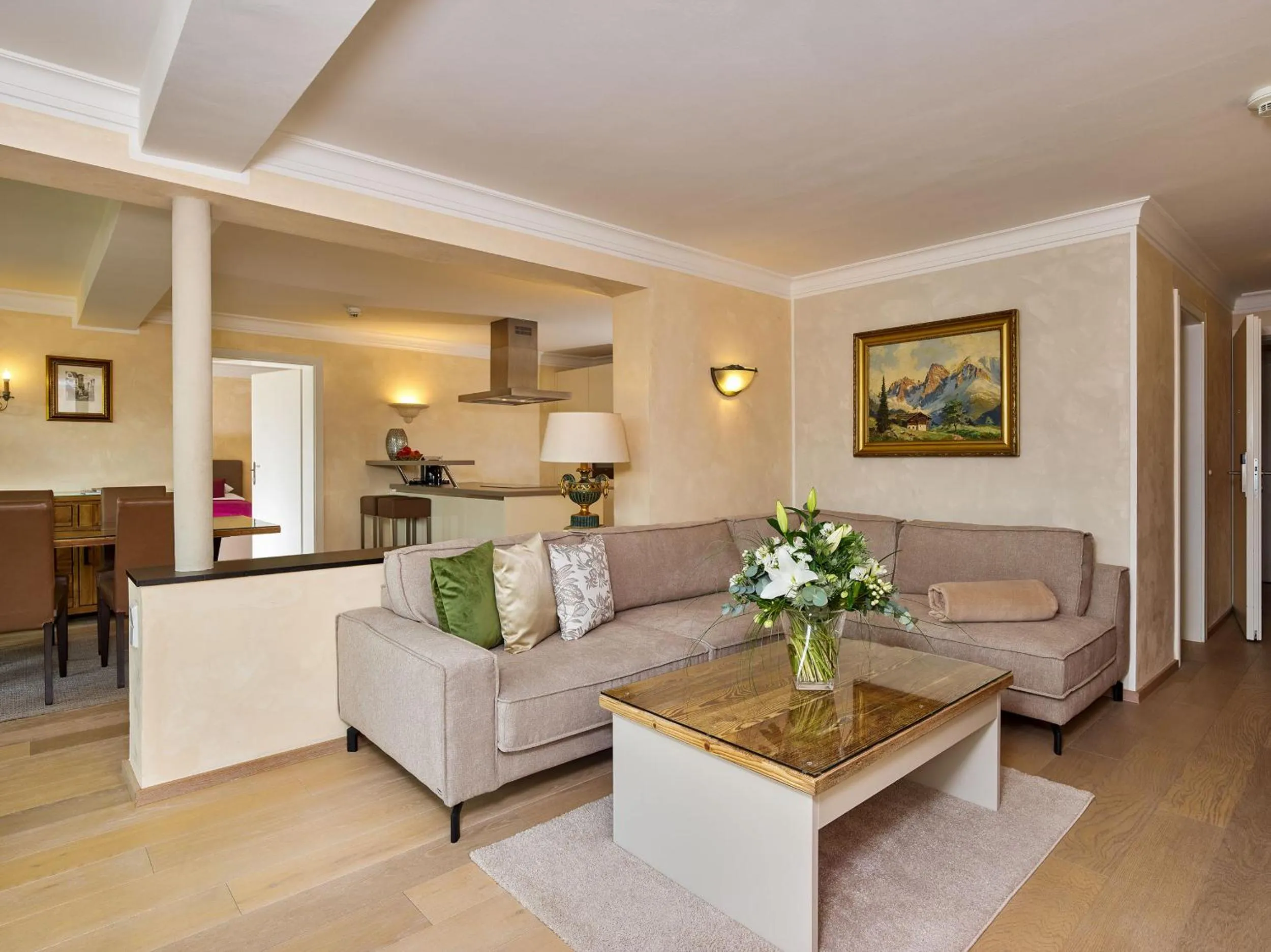 Living room in A-VITA Viktoria & A-VITA living luxury apartments