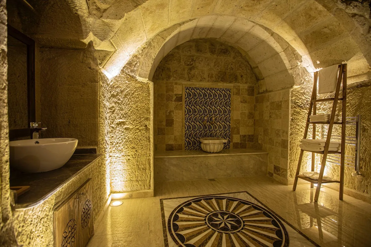 Bathroom in Ada Cave Suites