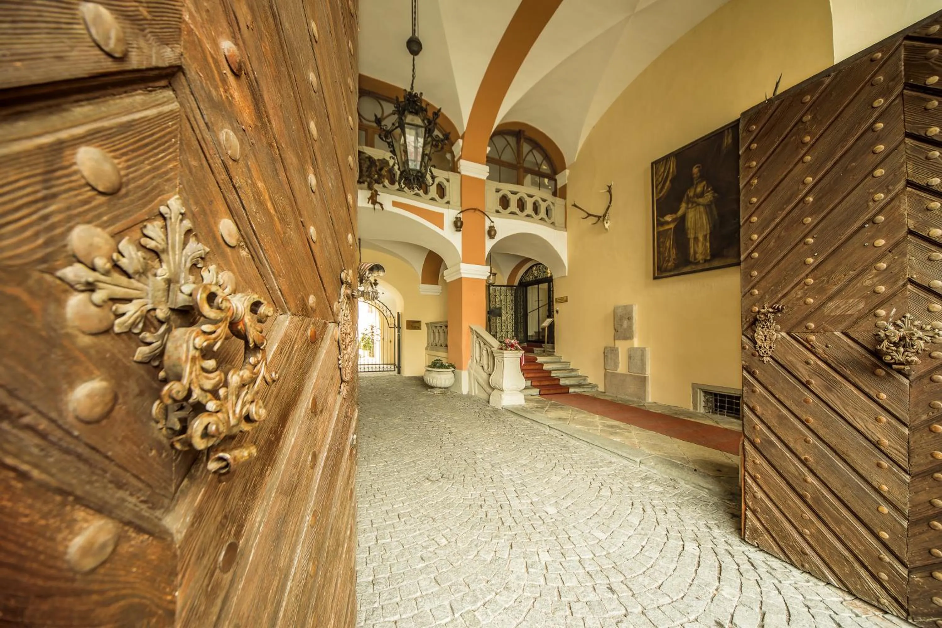 Facade/entrance in Schlosshotel Mondsee