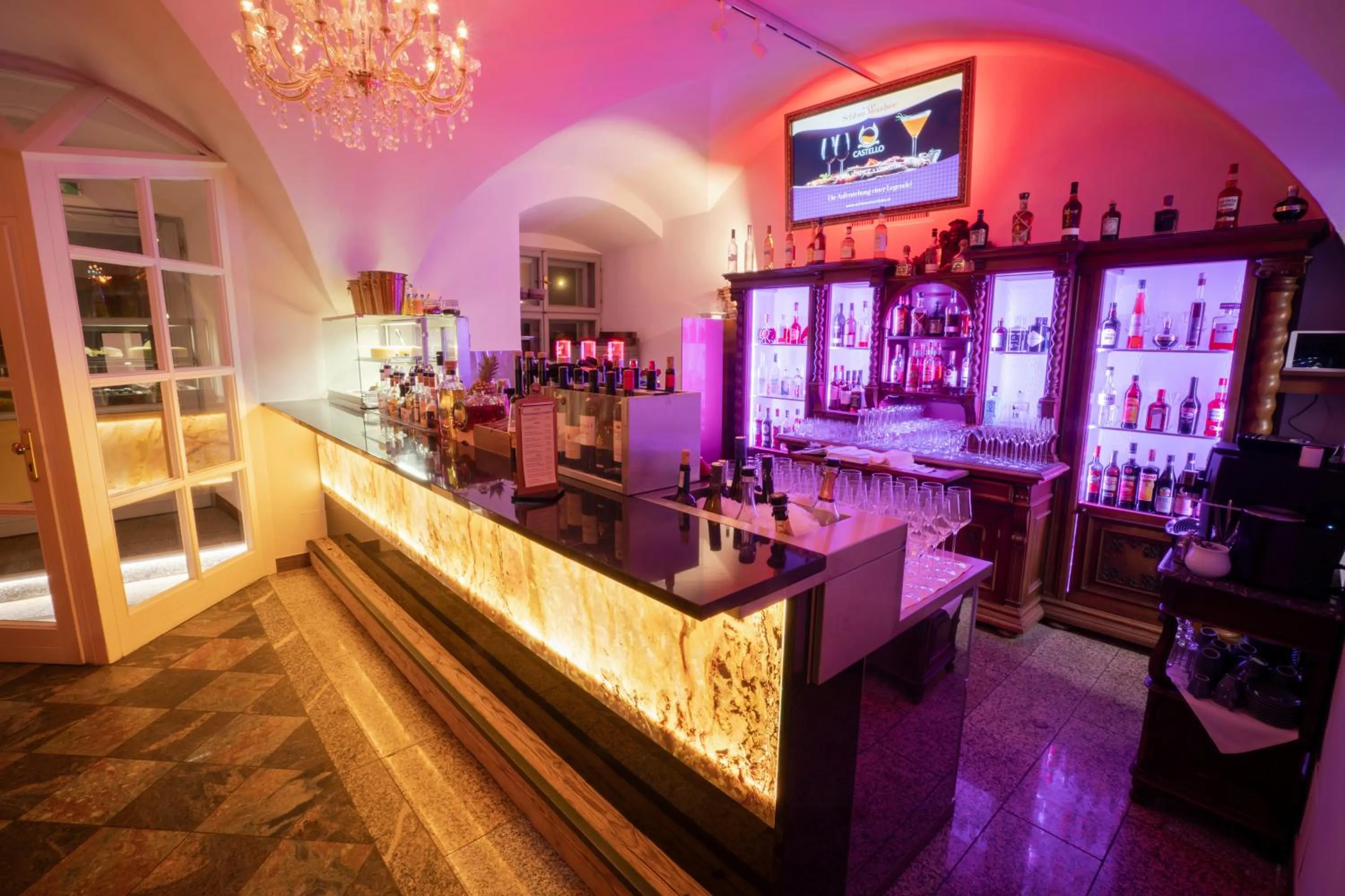 Lounge or bar in Schlosshotel Mondsee