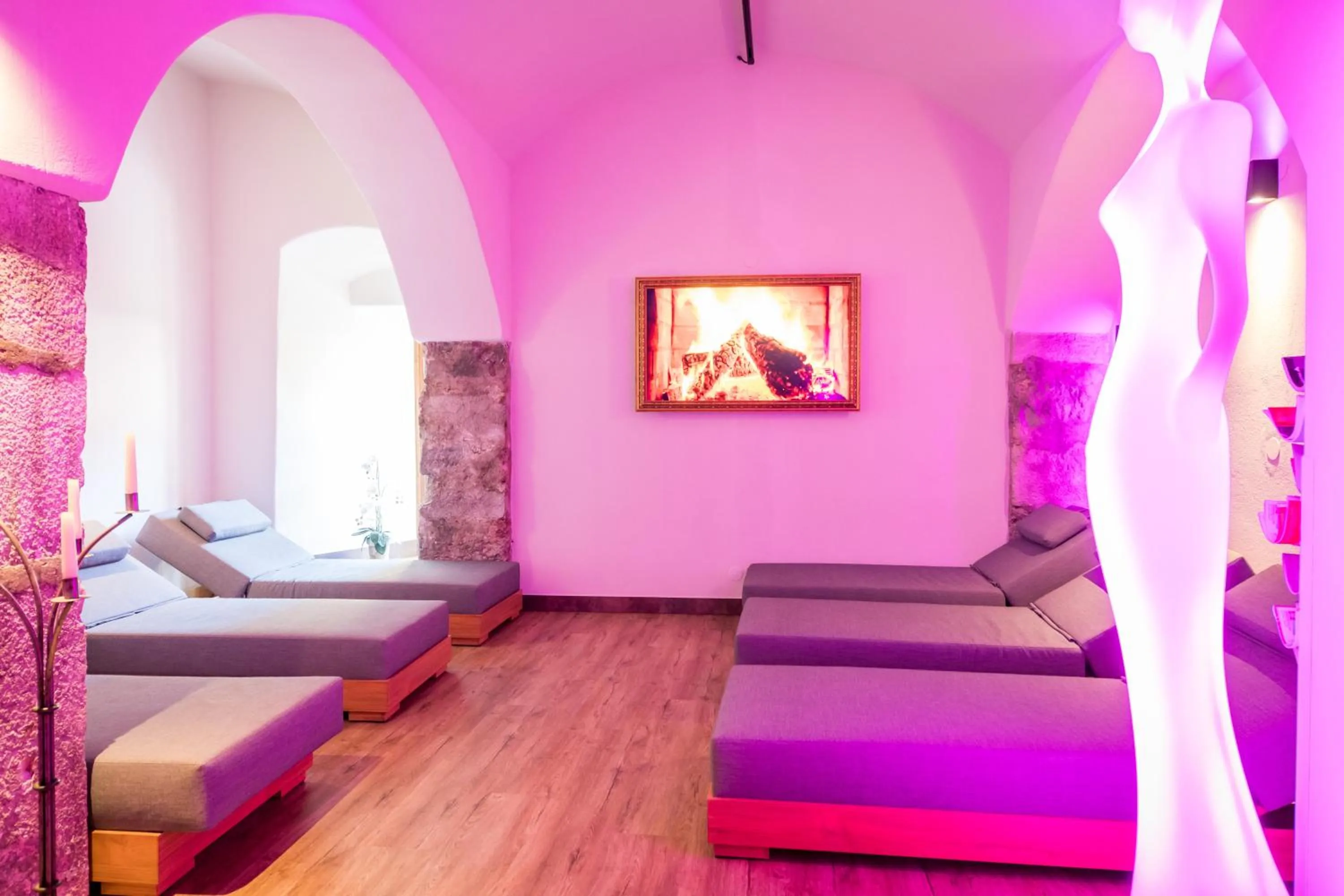 Spa and wellness centre/facilities, Bed in Schlosshotel Mondsee