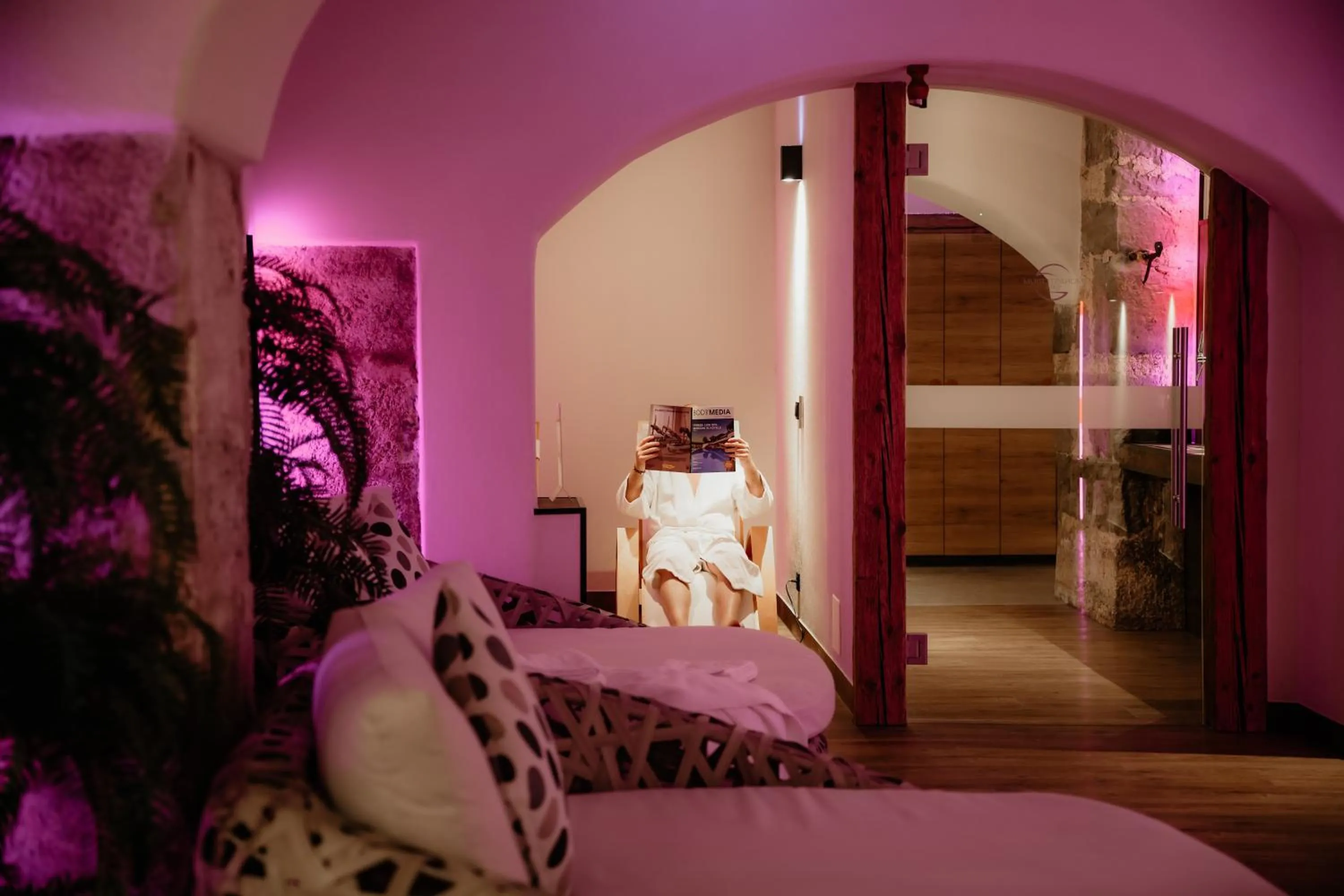 Spa and wellness centre/facilities, Bed in Schlosshotel Mondsee