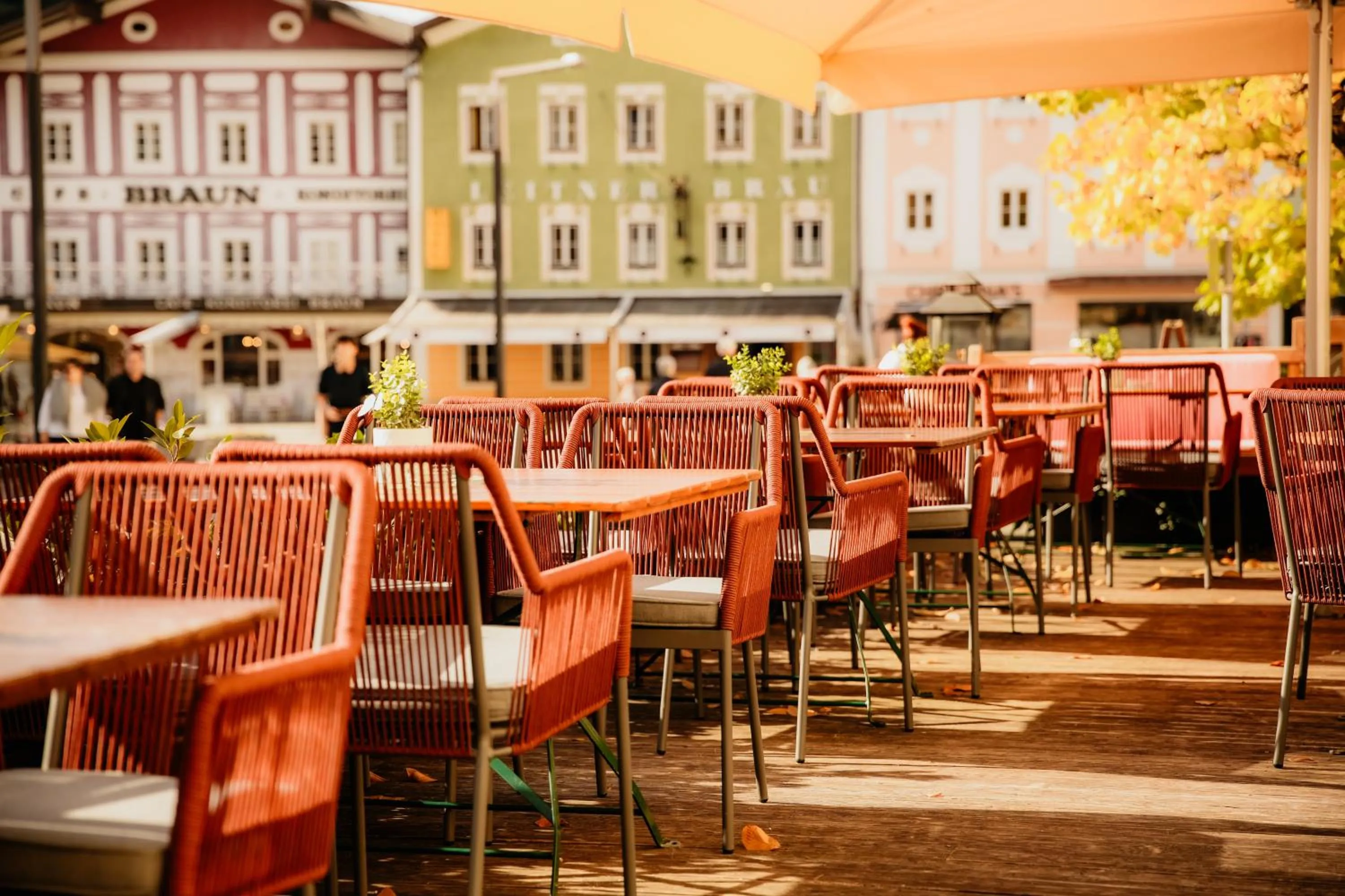 Restaurant/places to eat in Schlosshotel Mondsee