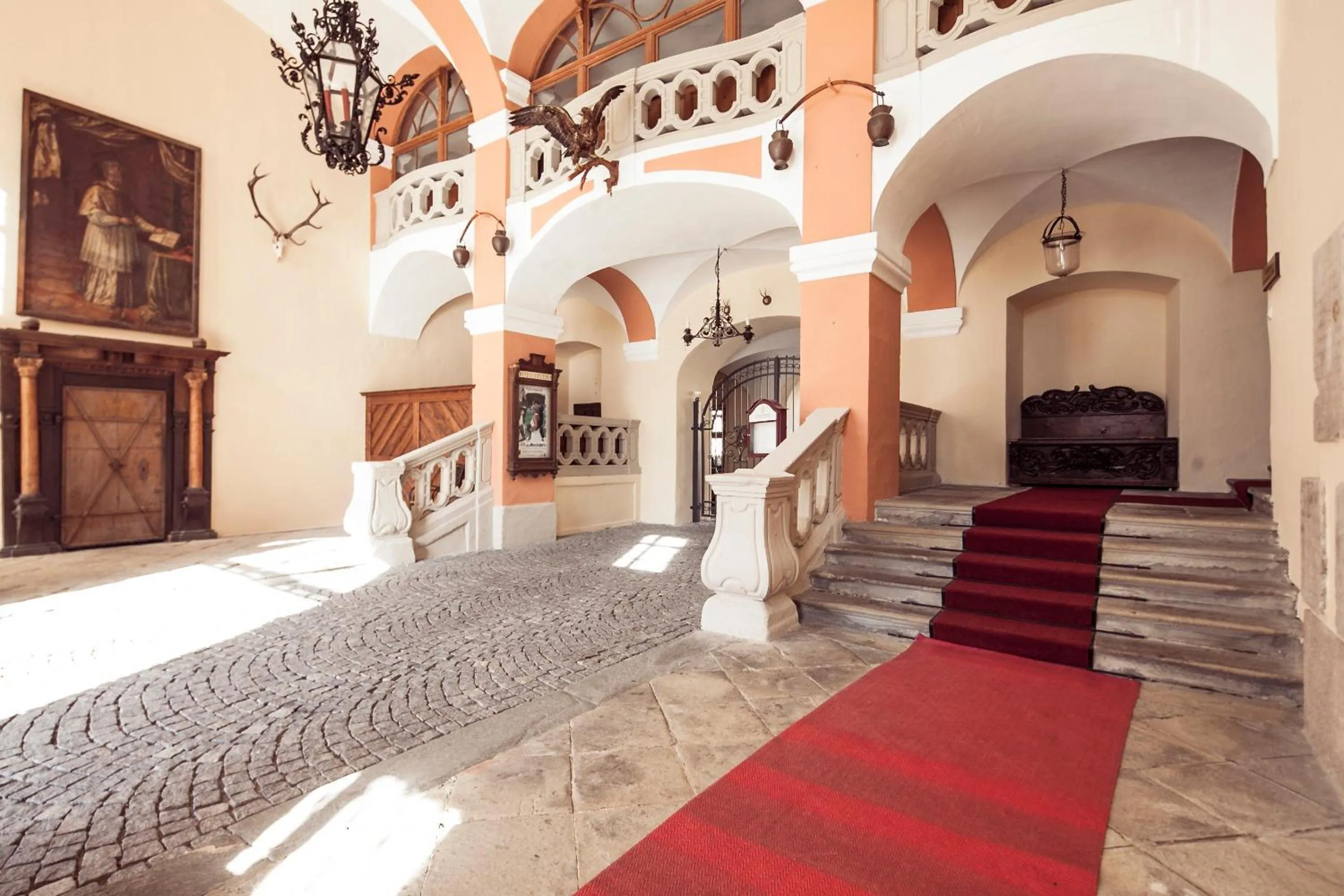 Decorative detail in Schlosshotel Mondsee