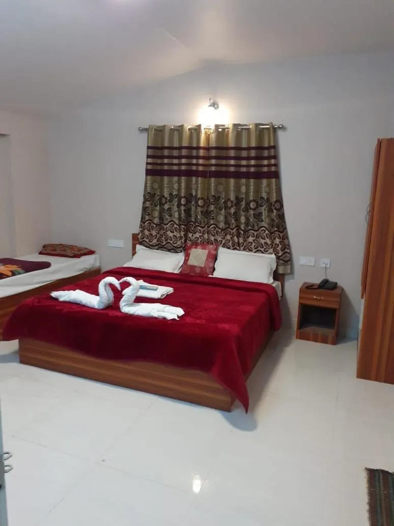 Bed in HAPPYSTAY rooms and cottages