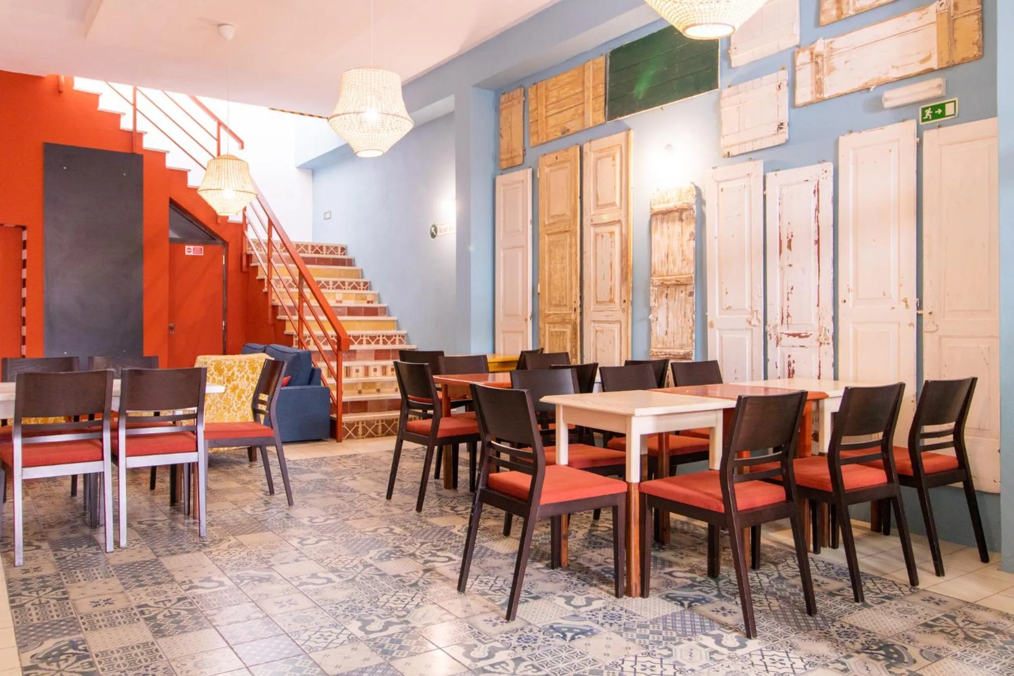 Living room in Tilia Hostel