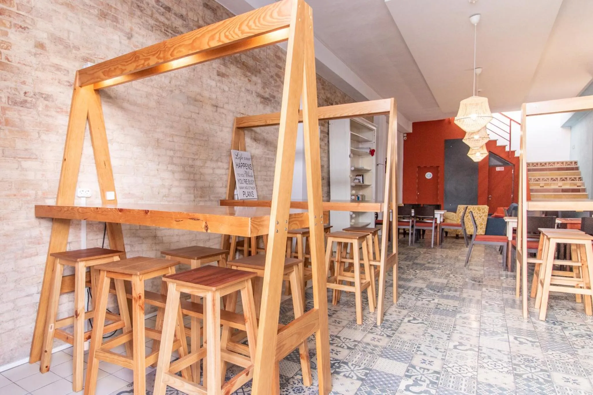 Living room in Tilia Hostel