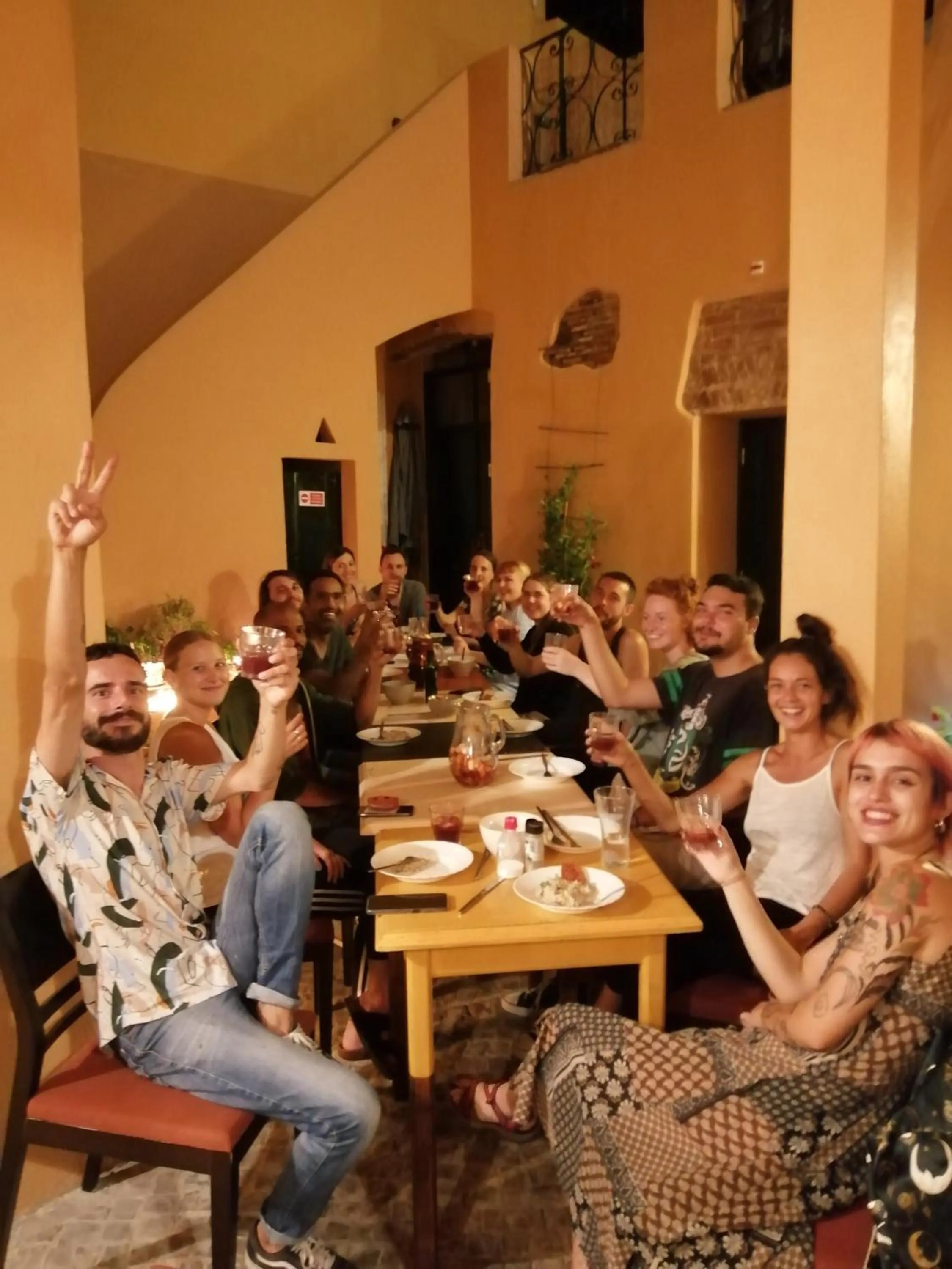 Patio in Tilia Hostel