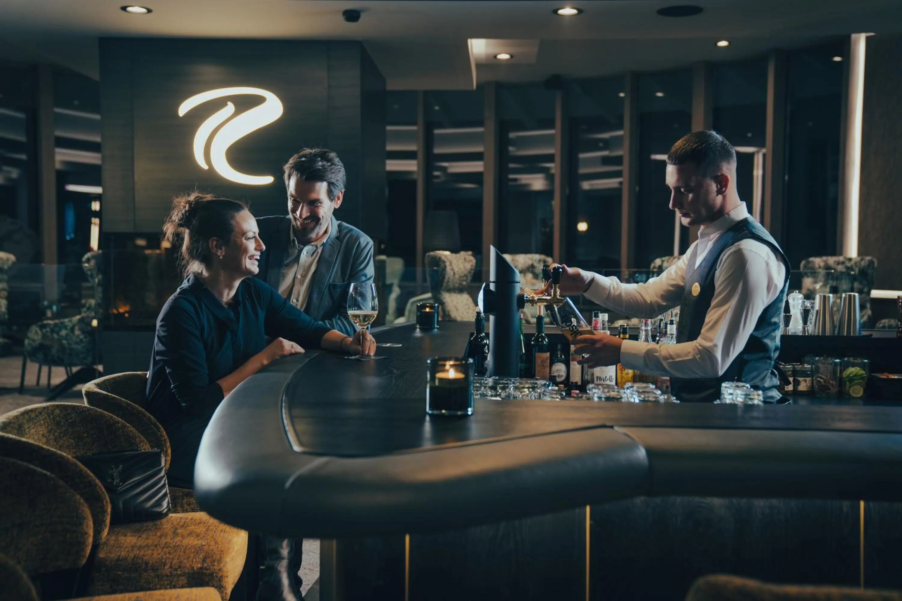 Lounge or bar in SKI - GOLF - WELLNESS Hotel Riml