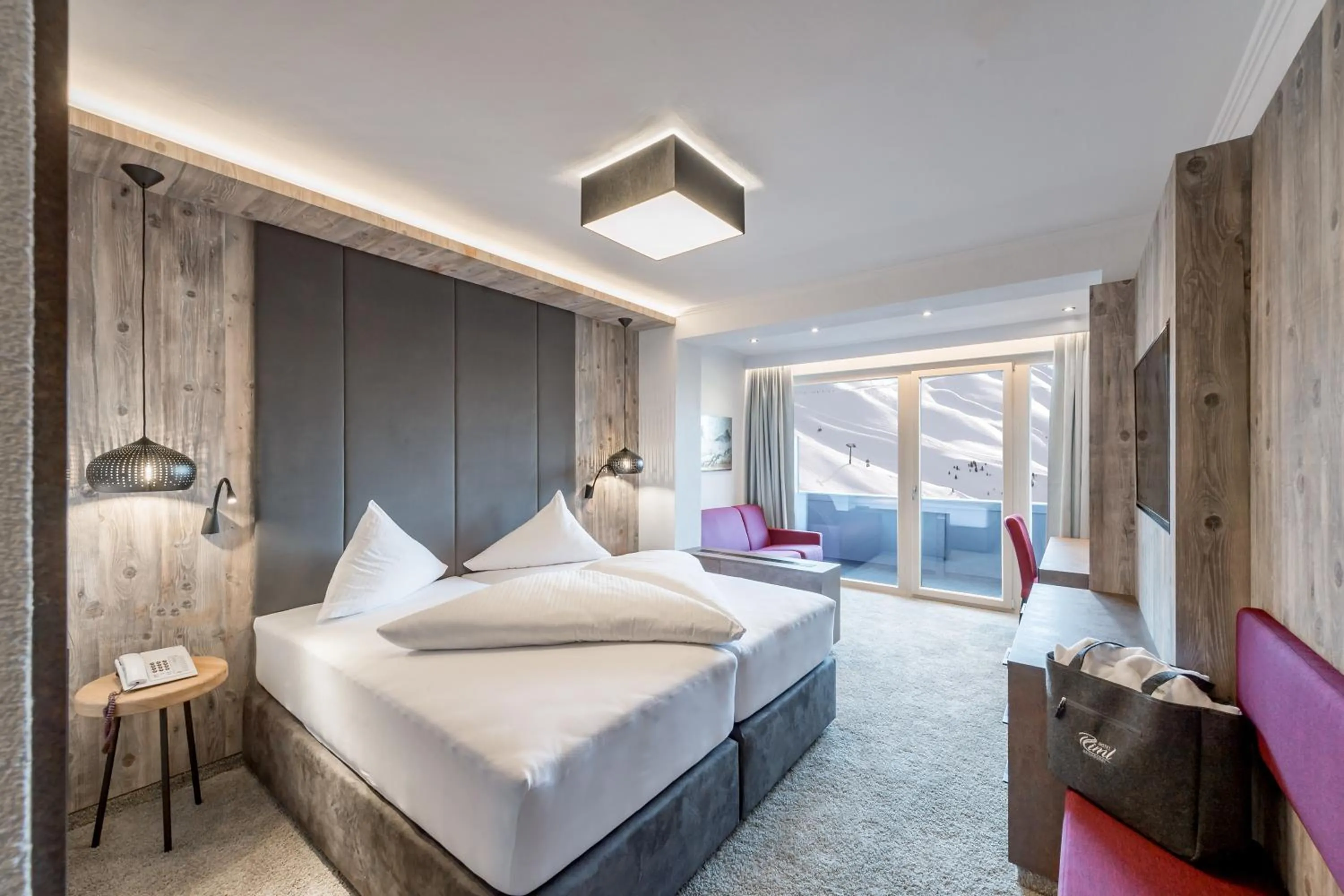 Bedroom, Bed in SKI - GOLF - WELLNESS Hotel Riml