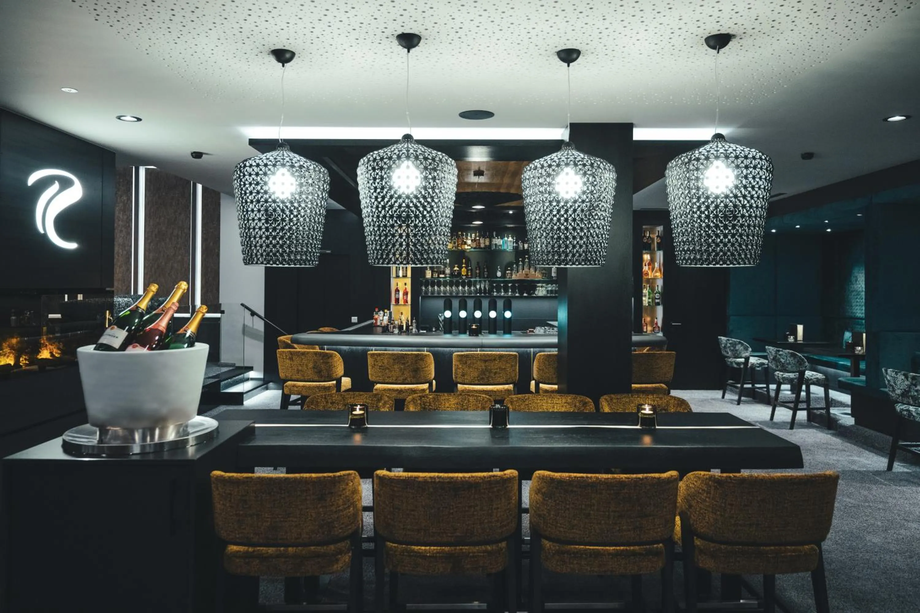 Lounge or bar in SKI - GOLF - WELLNESS Hotel Riml