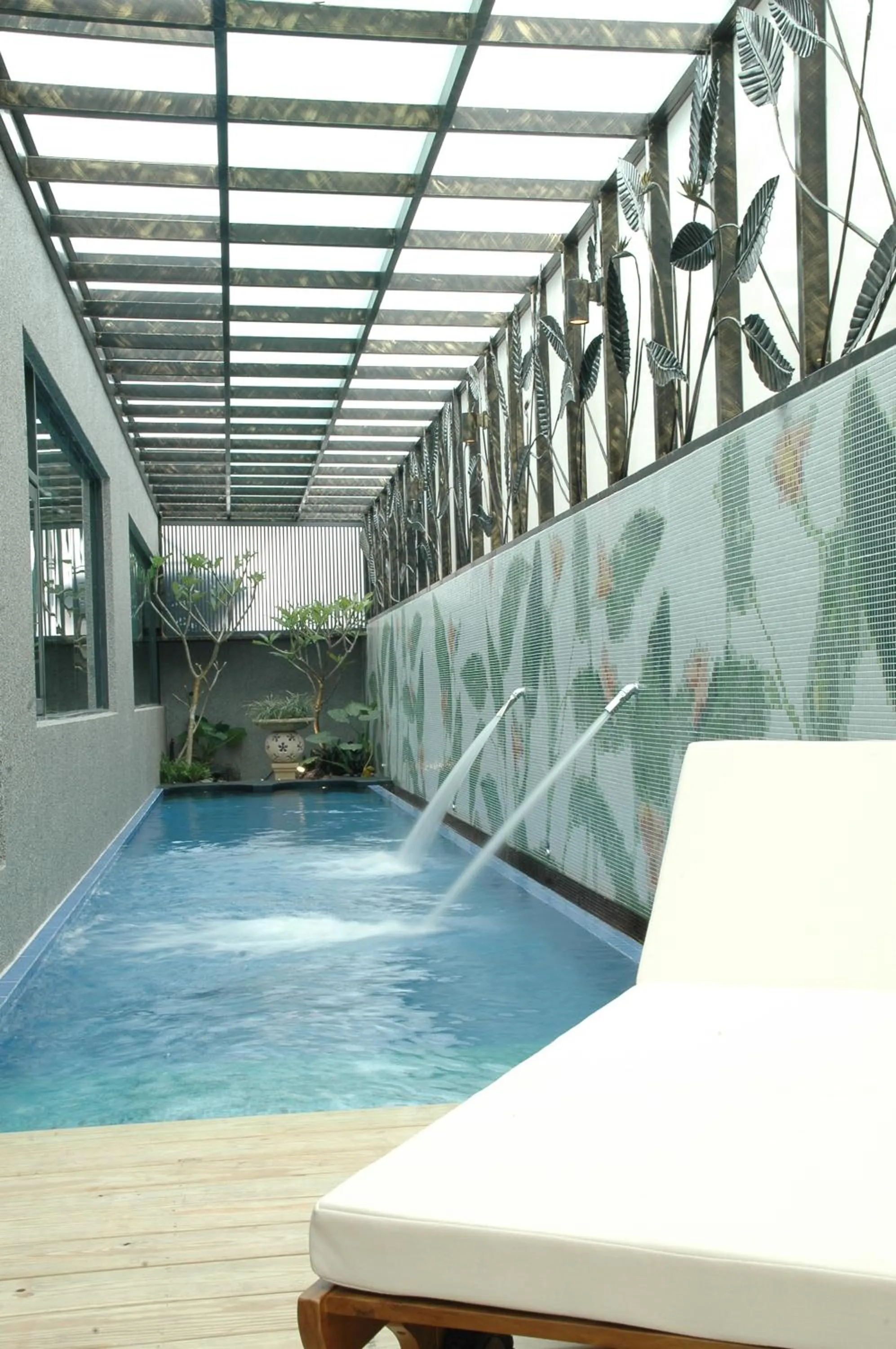 Balcony/Terrace in All-Ur Boutique Motel - ChungLi Branch