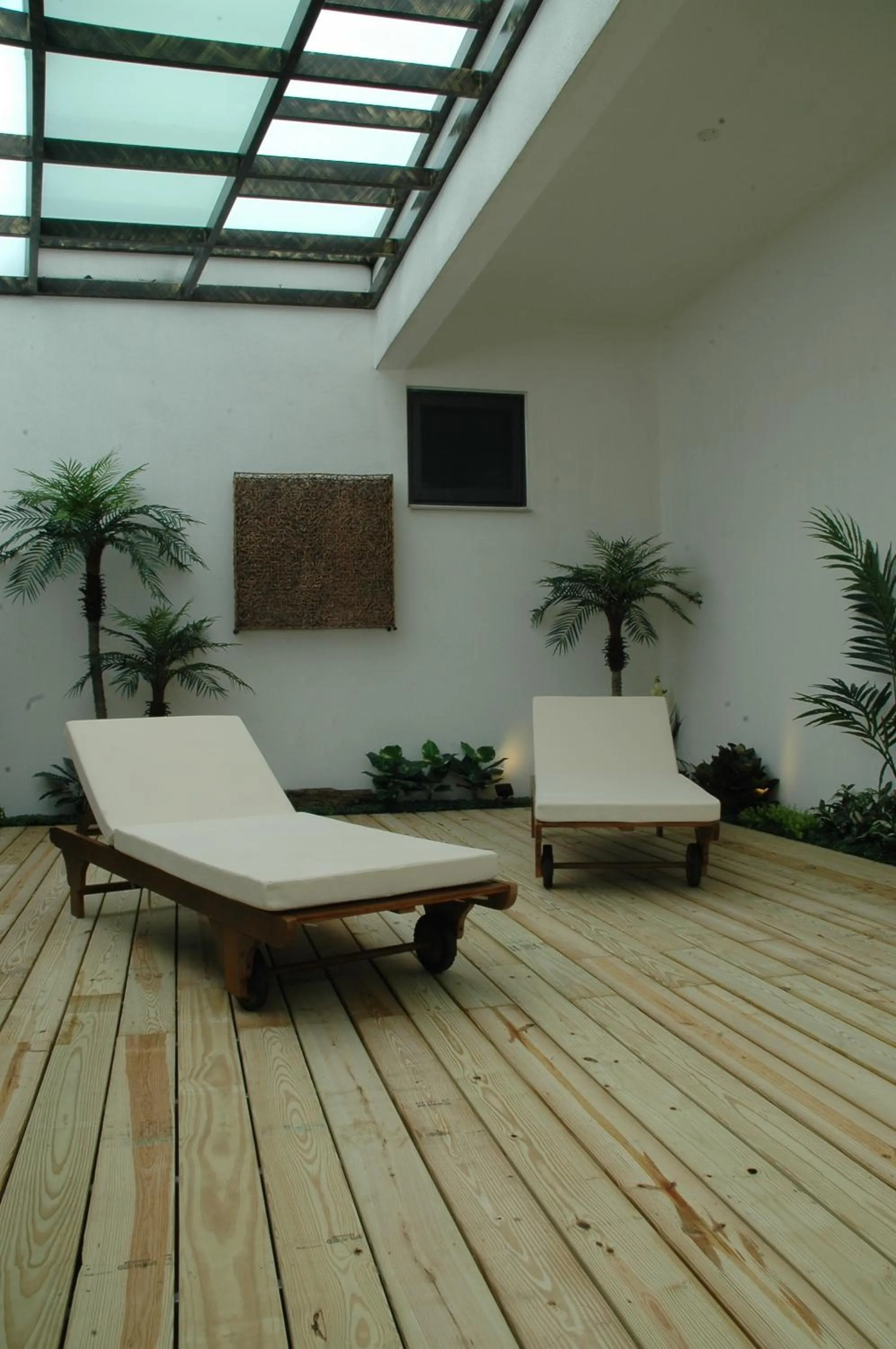 Balcony/Terrace in All-Ur Boutique Motel - ChungLi Branch