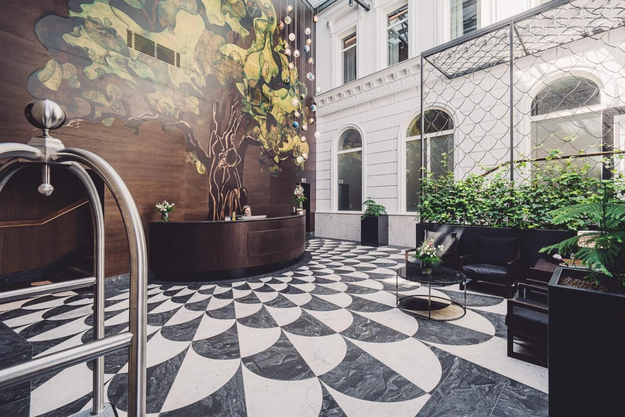 Lobby or reception in Rezydencja Sowa