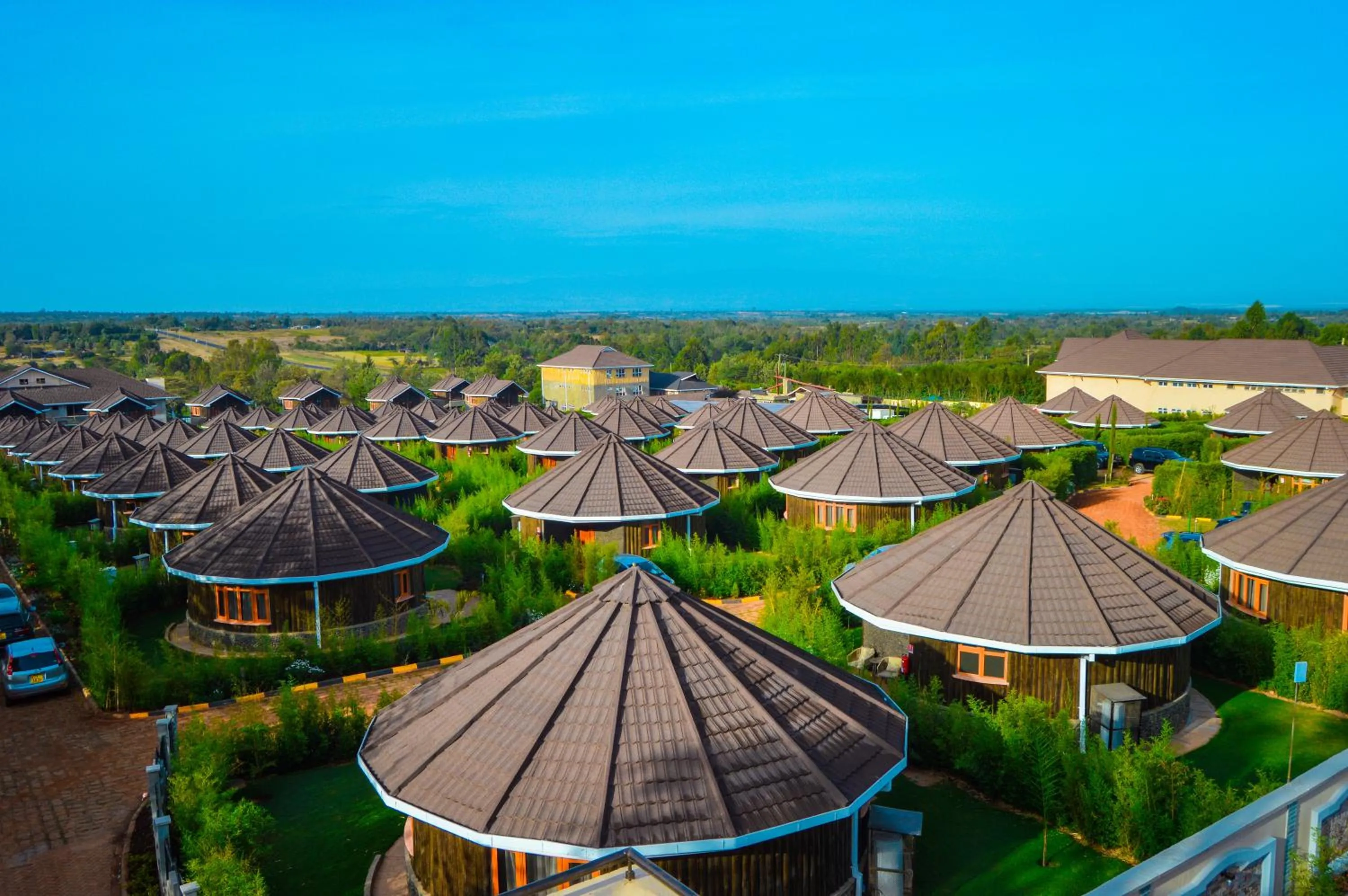 Garden view in Aberdare Prestige & Royal Cottages