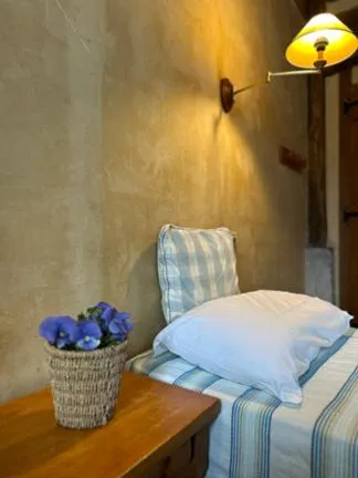 Bed in Casa Rural Ecológica Kaaño Etxea