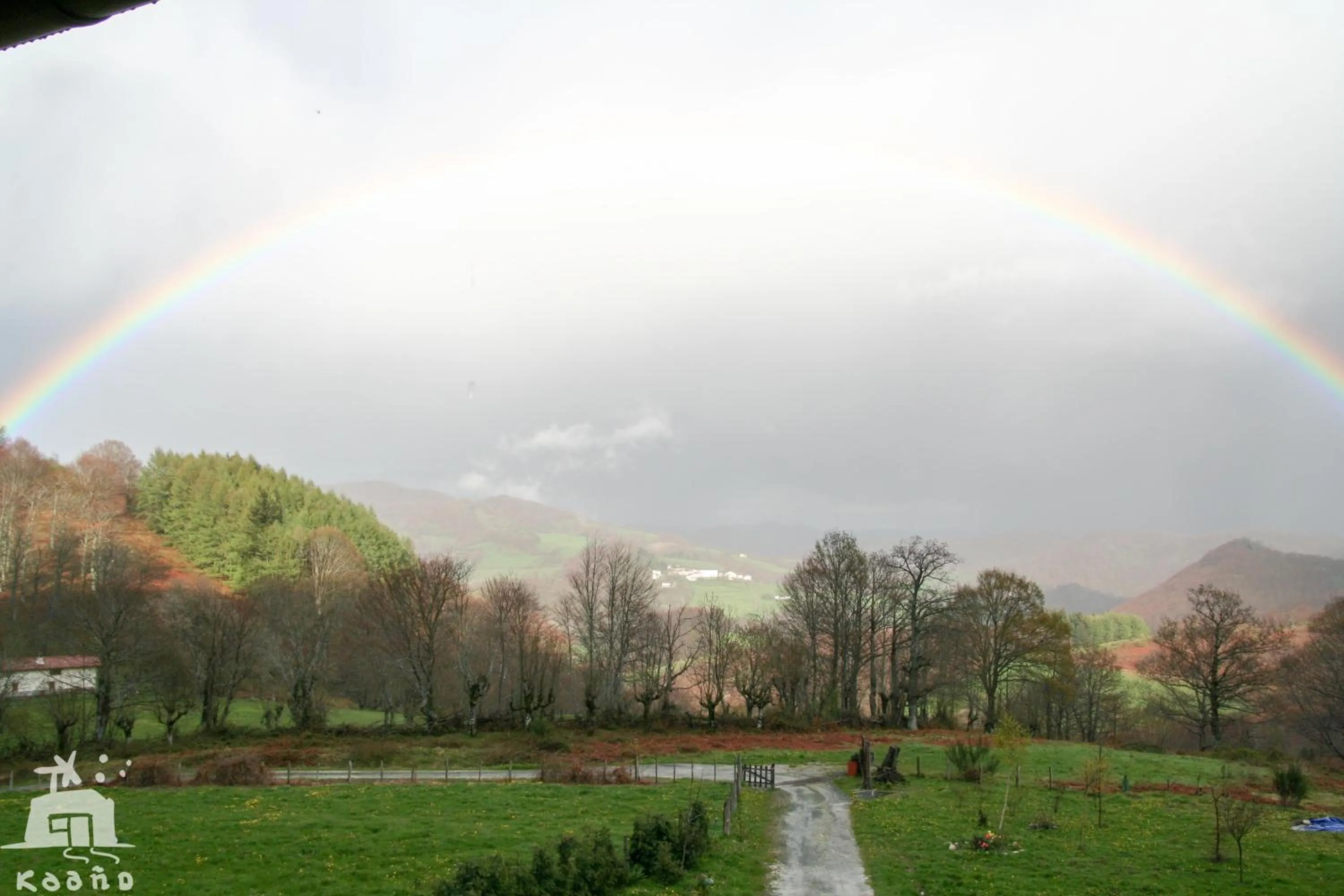 Natural landscape in Casa Rural Ecológica Kaaño Etxea