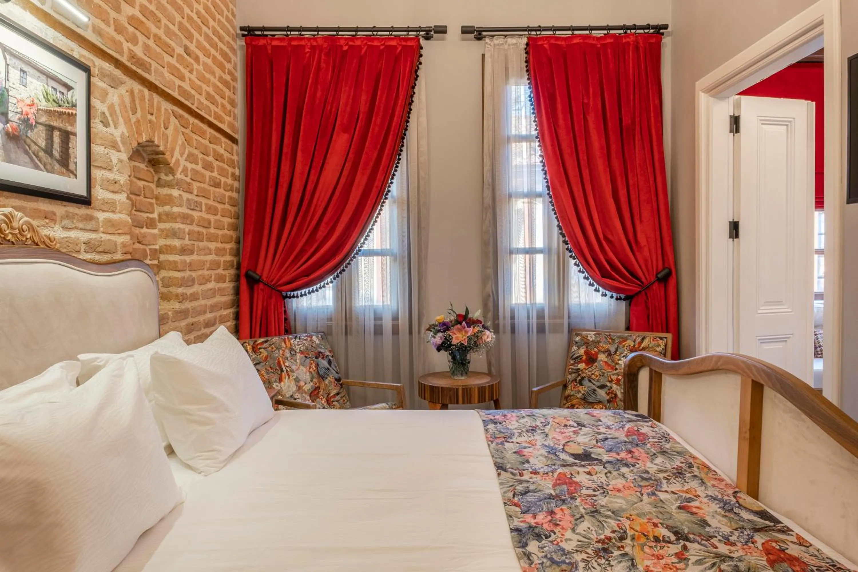 Bed in Hotel Lykia Old Town Antalya