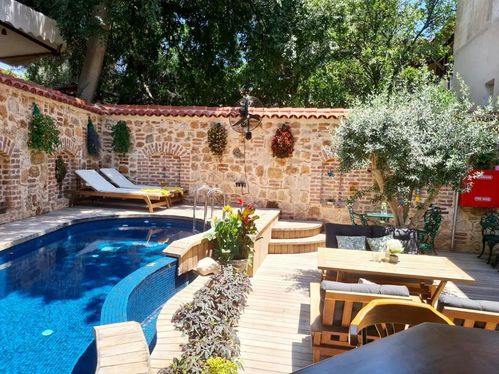 Pool view in Hotel Lykia Old Town Antalya