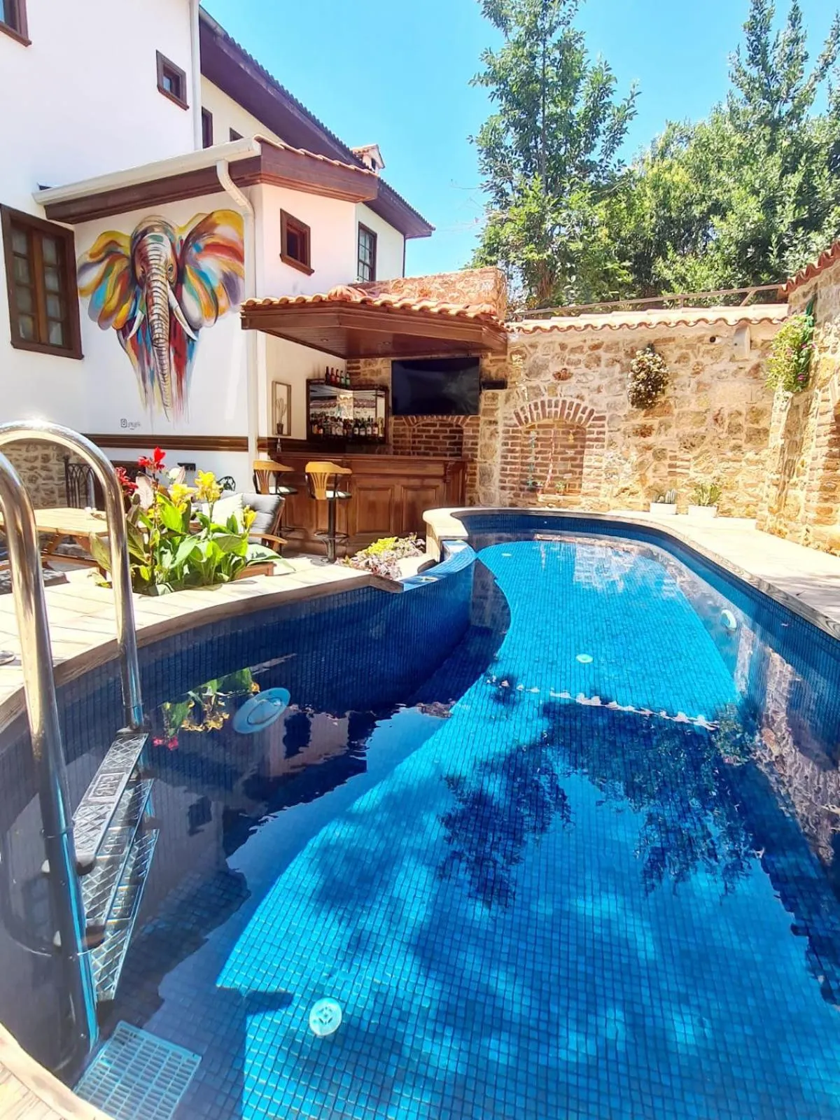 Pool view in Hotel Lykia Old Town Antalya