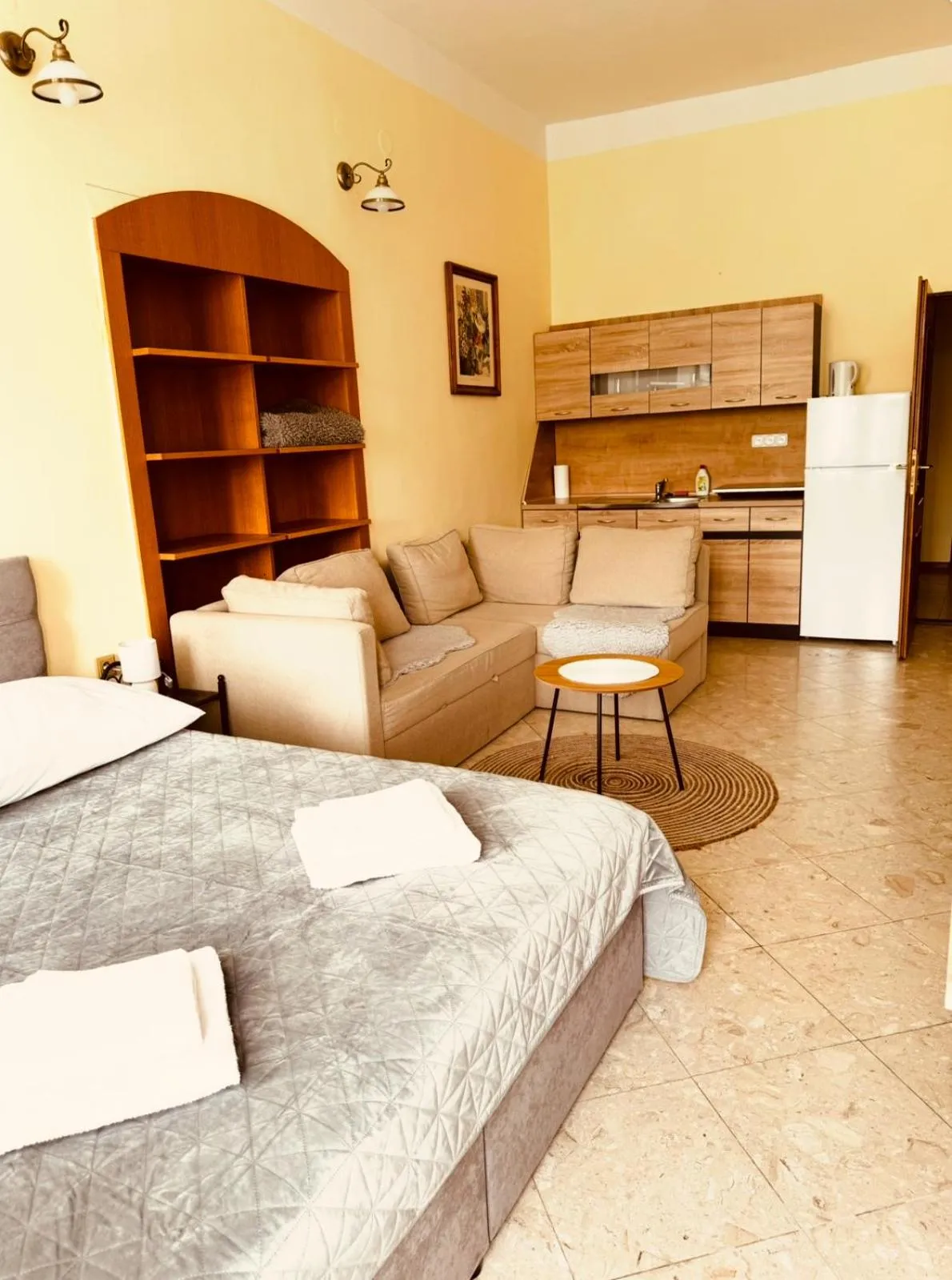 Kitchen or kitchenette in Hotel Maxim