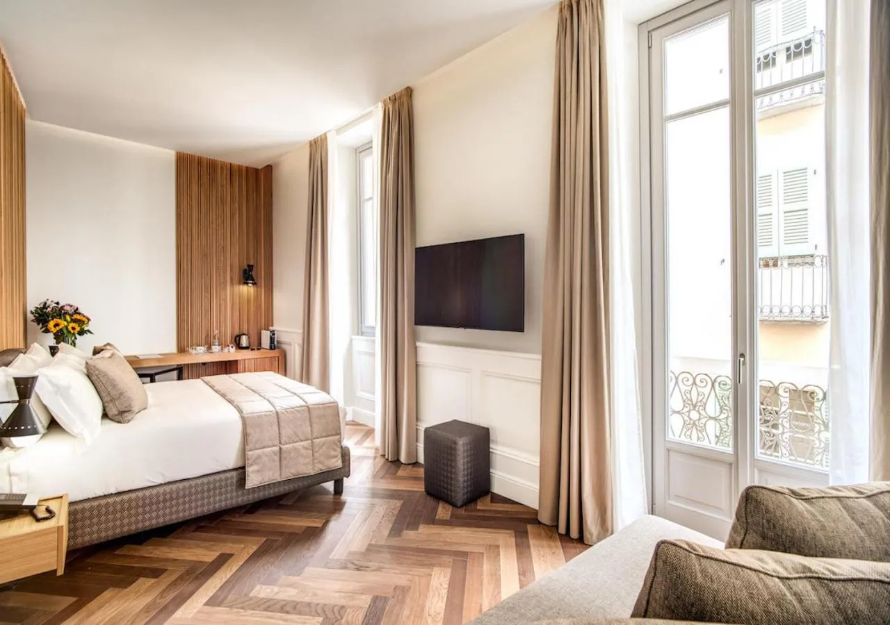 Bedroom, Bed in DBH – Boutique Hotel Lake Como