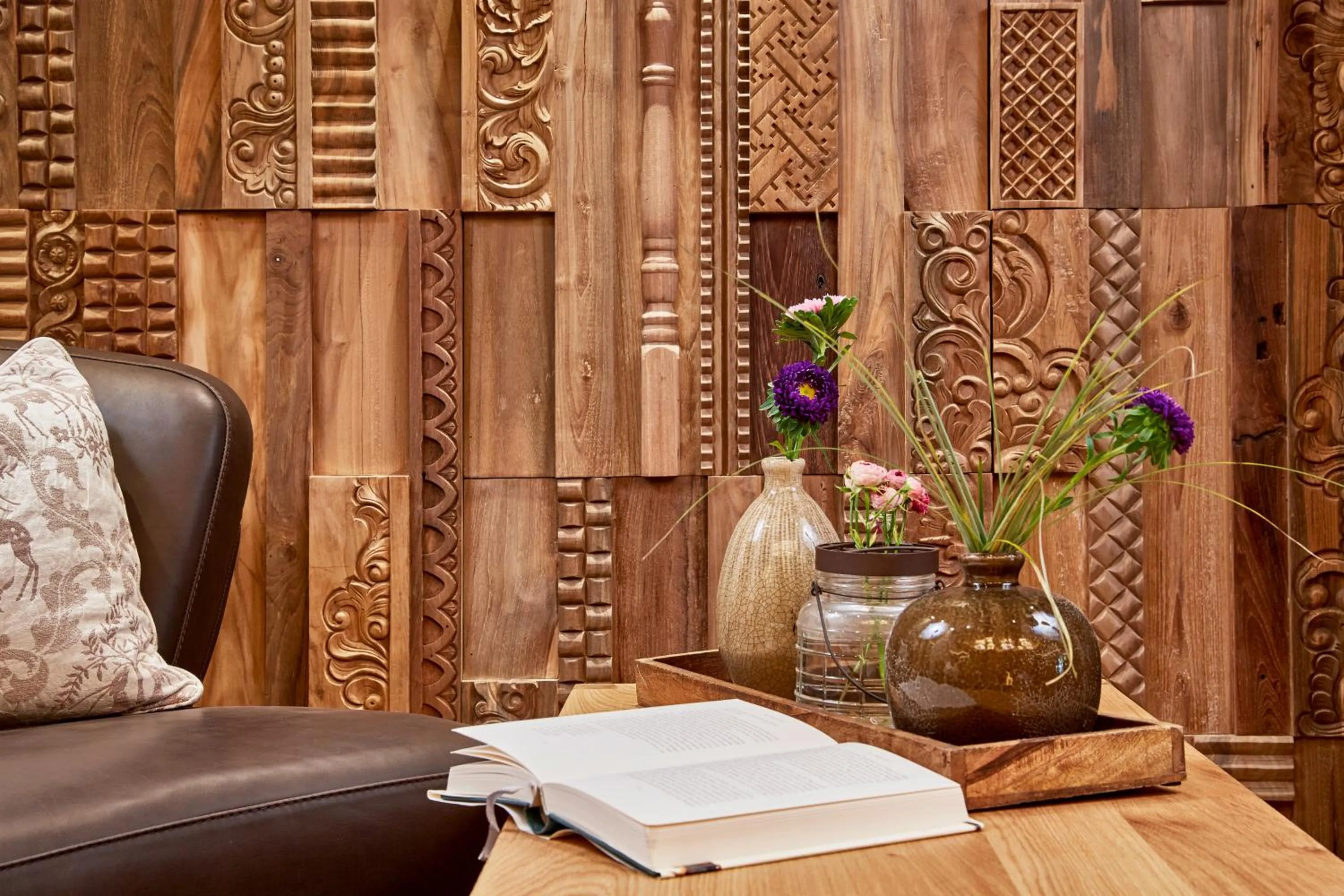 Lobby or reception in Hotel Berghof Crystal Spa & Sports