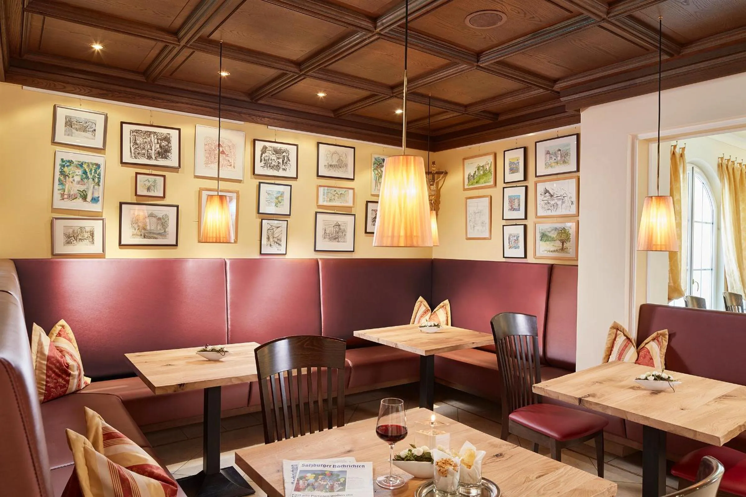 Restaurant/places to eat in Hotel Barbarahof 4 stars Superior - Adults Only "soft" from 10 years - Skibus-stop