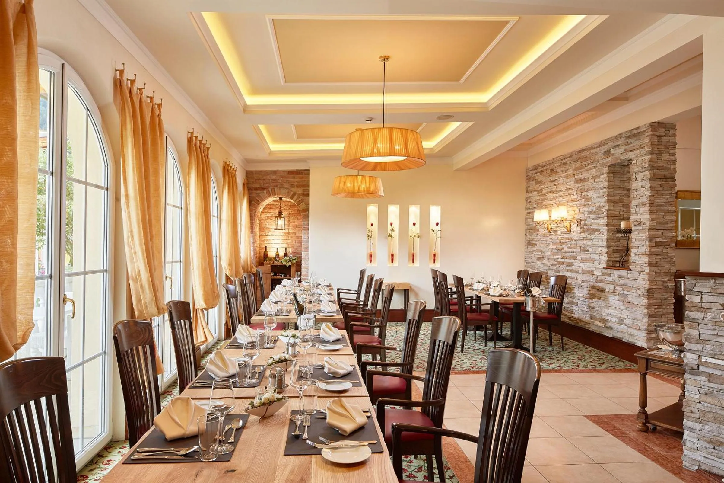 Restaurant/places to eat in Hotel Barbarahof 4 stars Superior - Adults Only "soft" from 10 years - Skibus-stop