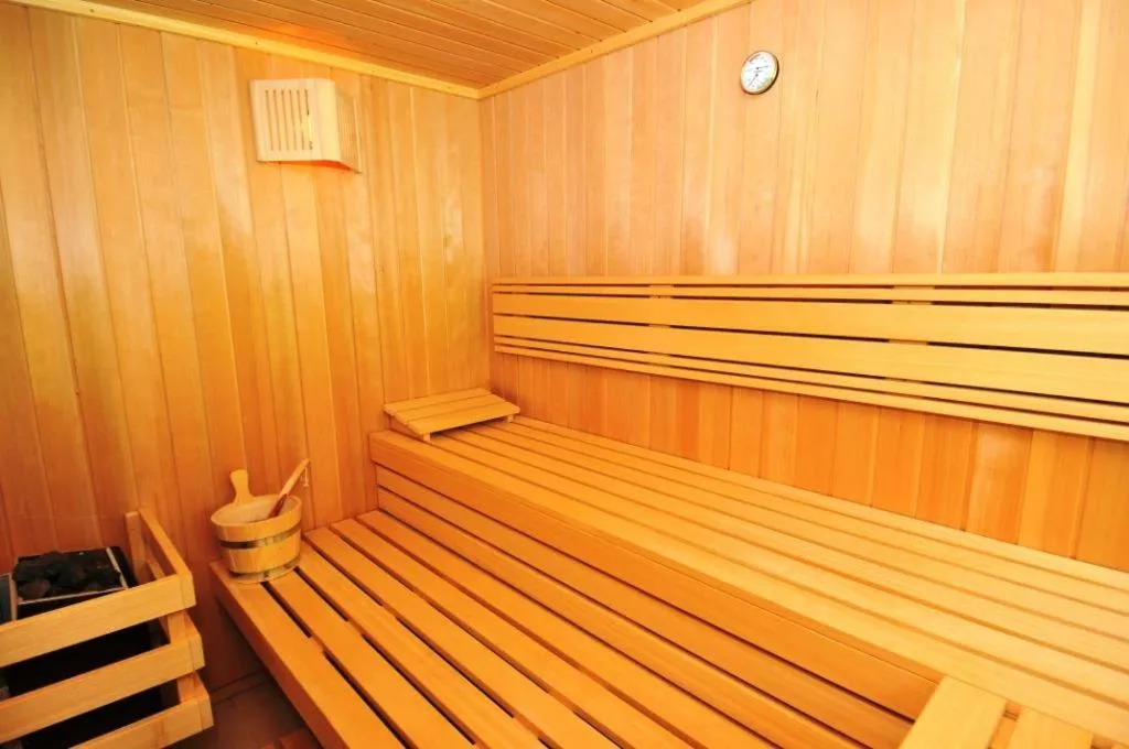 Sauna in Hotel Petit Lacreu