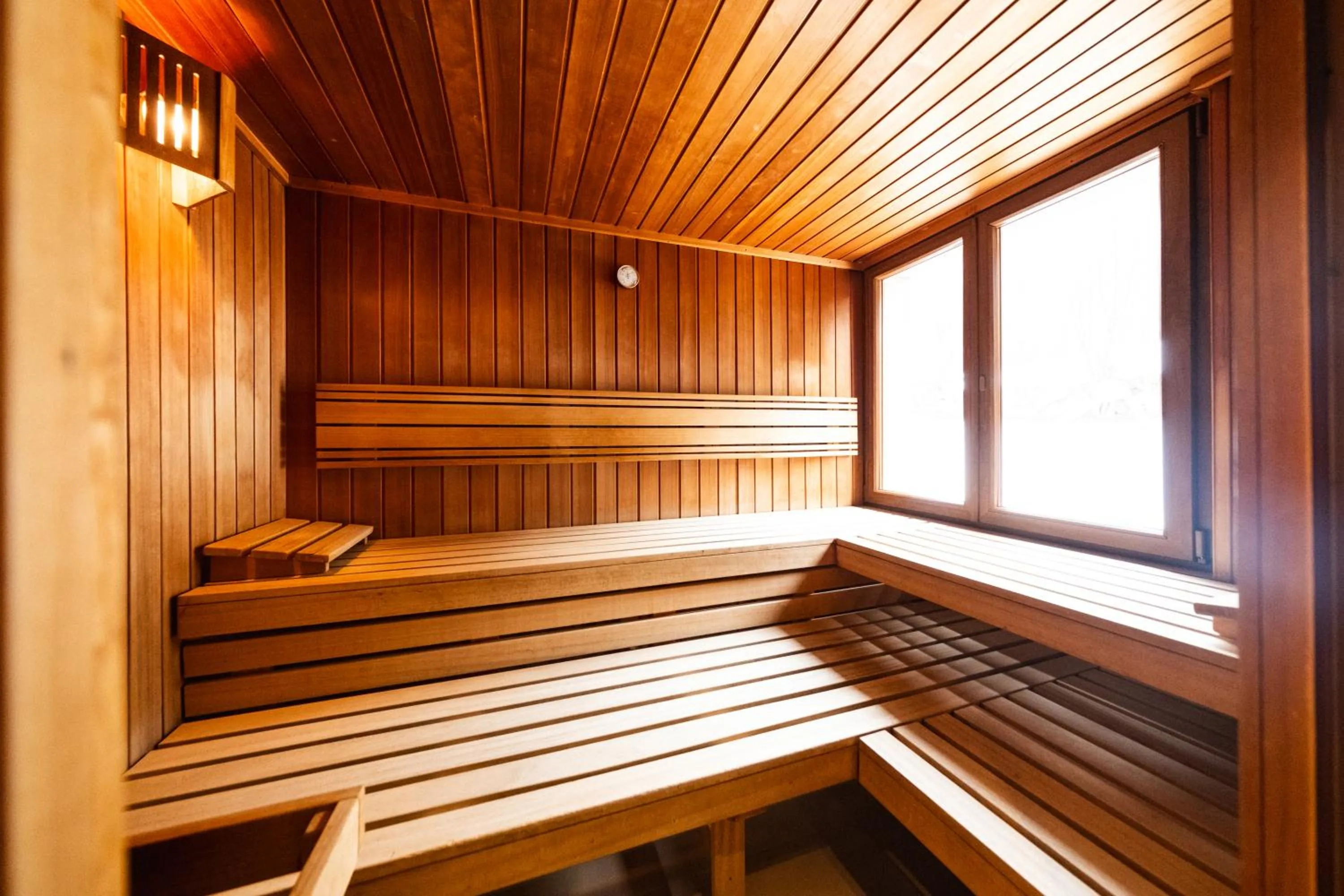 Sauna in Hotel Petit Lacreu