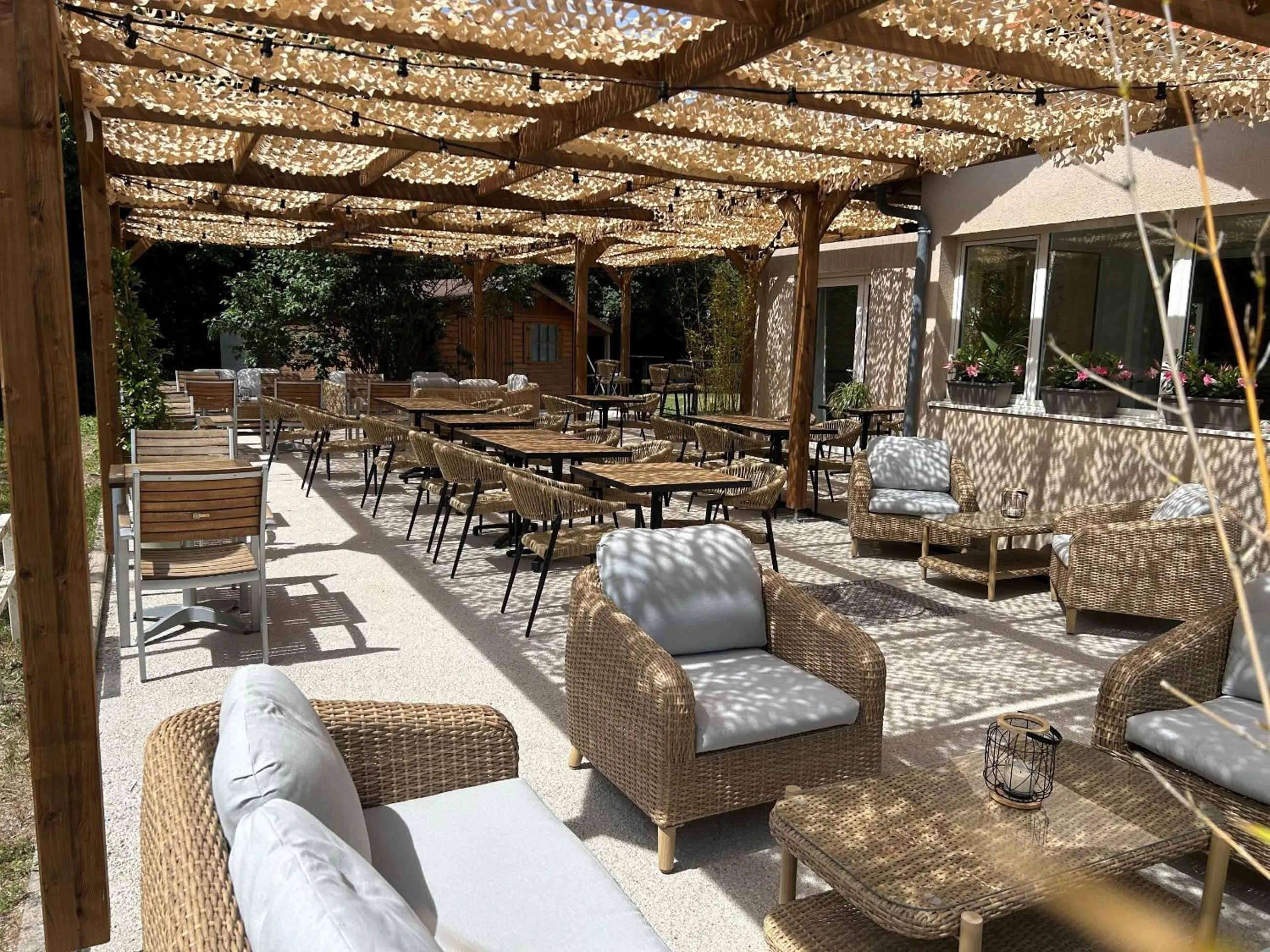 Patio in Villa Hotel