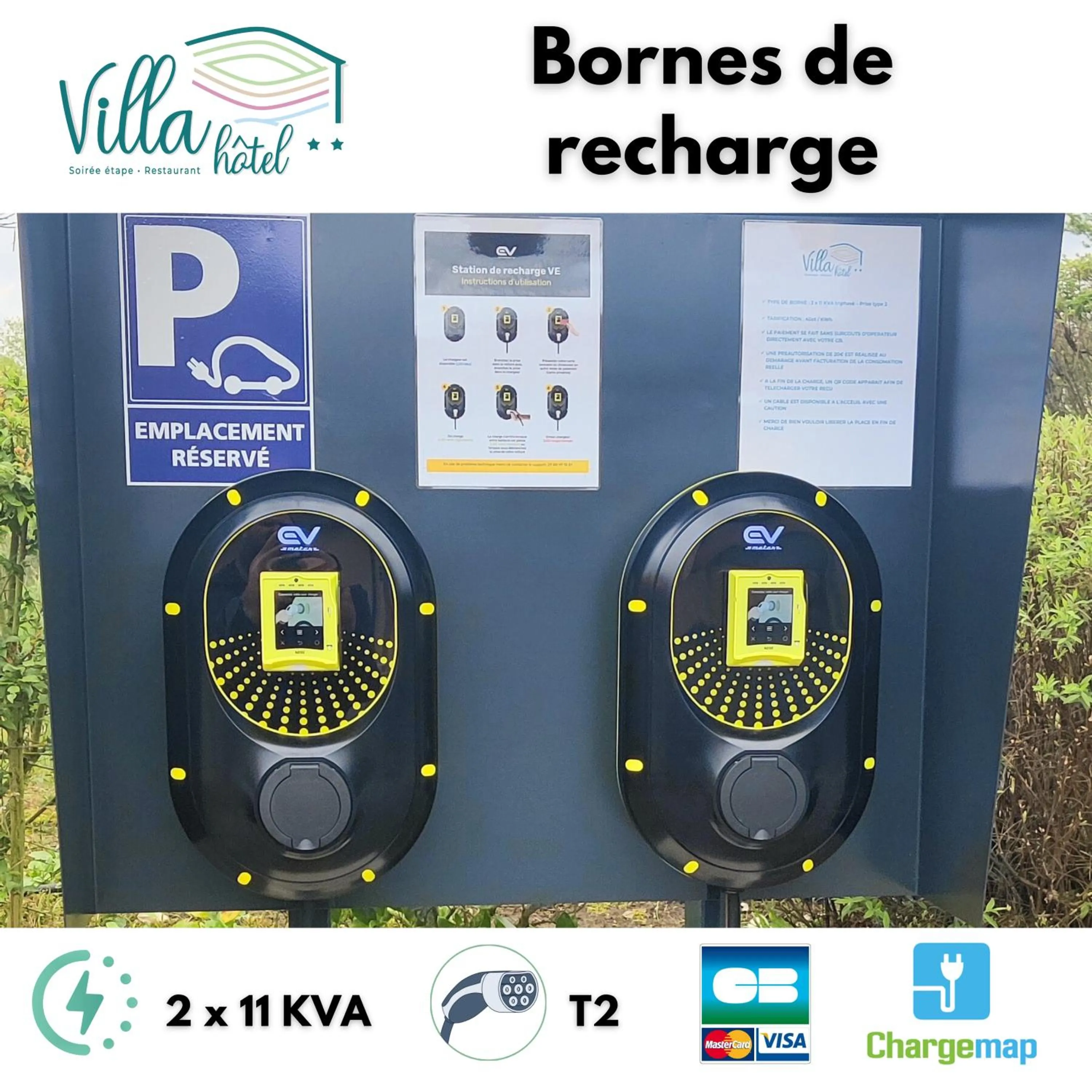 Parking in Villa Hotel