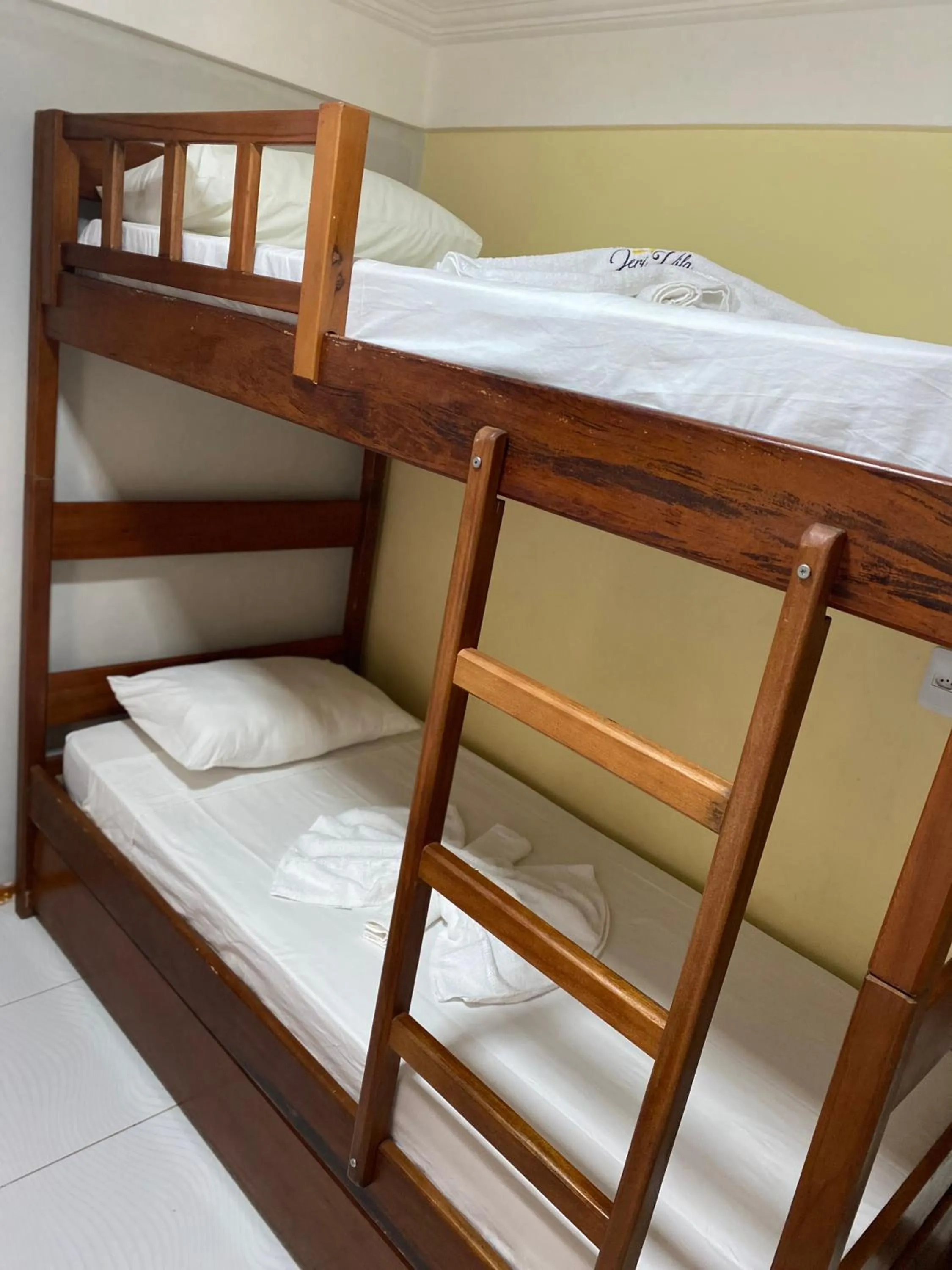 Bed in Pousada Maria do Lampião Jericoacoara- Antigo Jeri Vila Mini