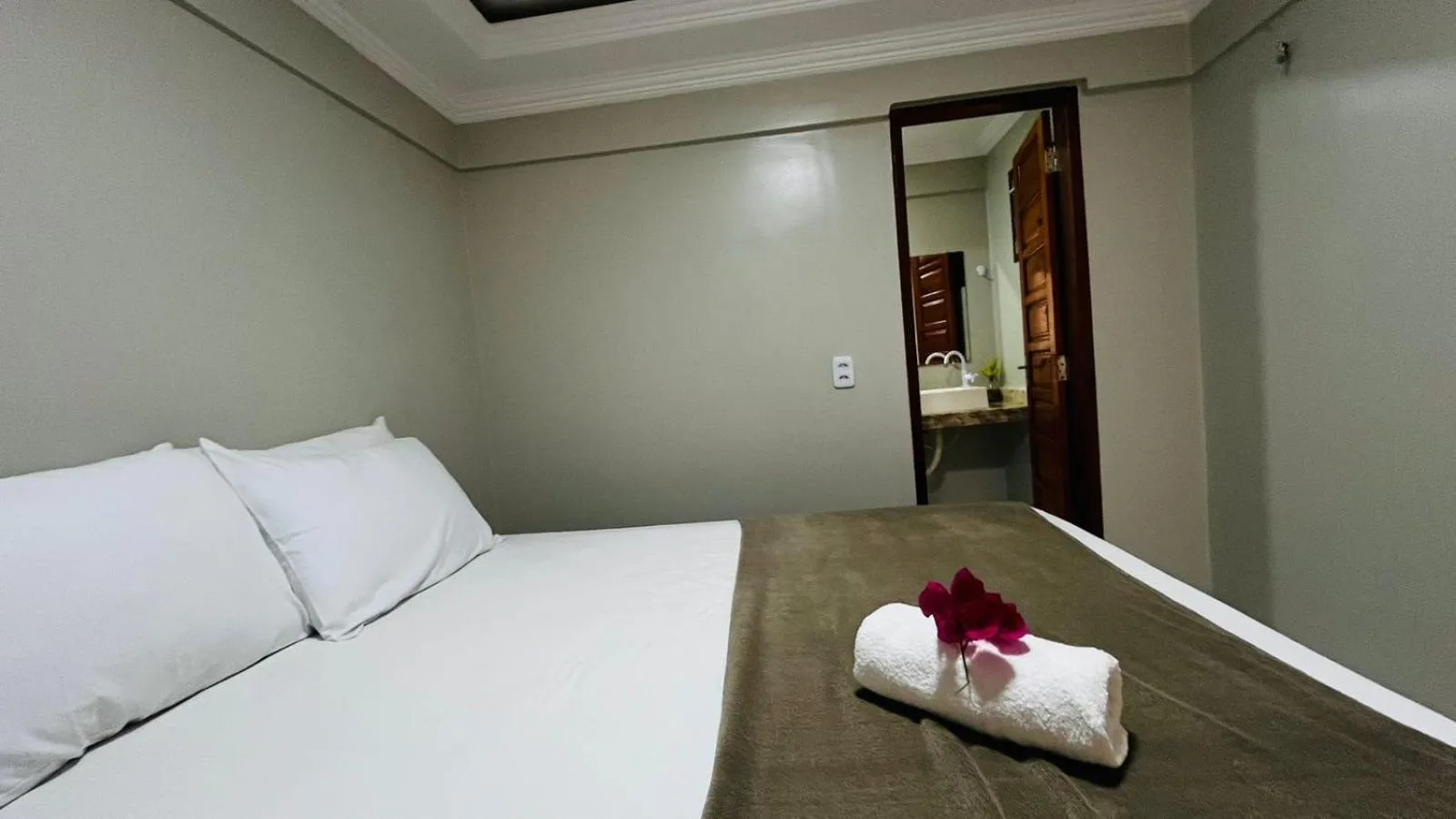 Bed in Pousada Maria do Lampião Jericoacoara- Antigo Jeri Vila Mini