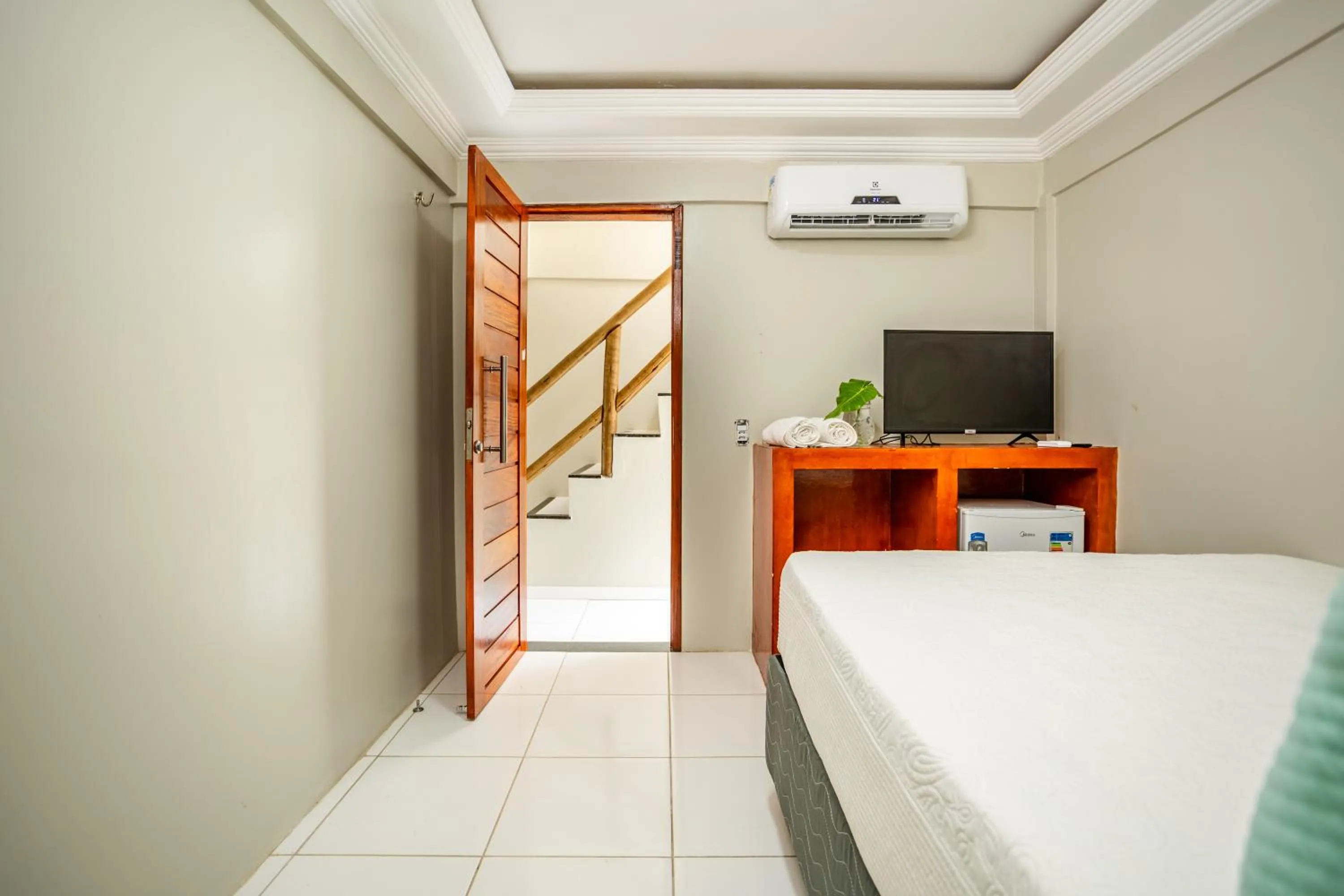 Bed in Pousada Maria do Lampião Jericoacoara- Antigo Jeri Vila Mini