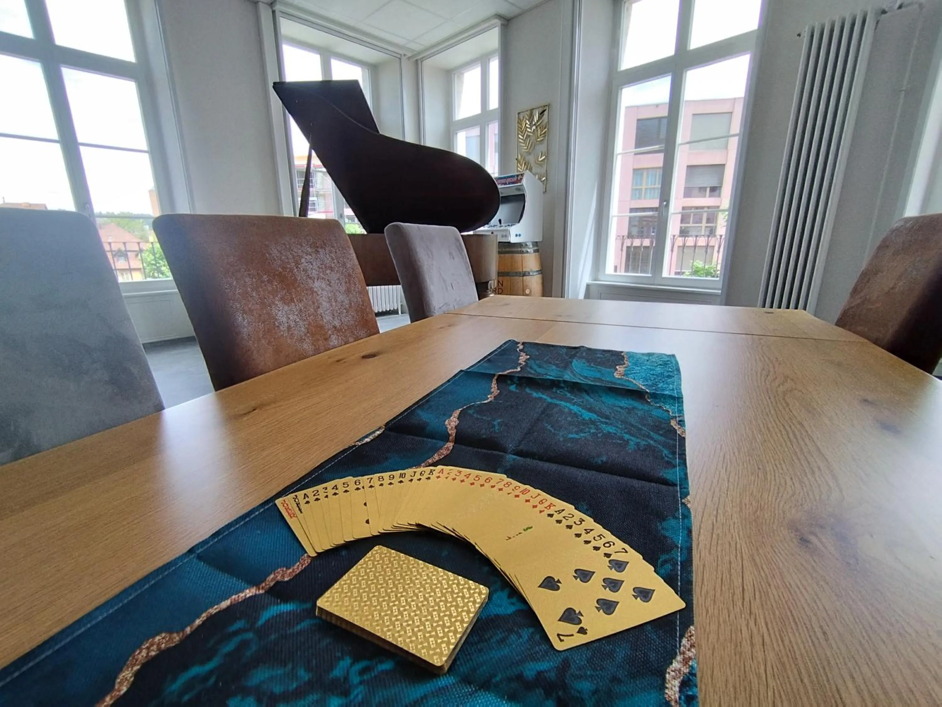 Seating area in The 5 Continents I by Stay Swiss