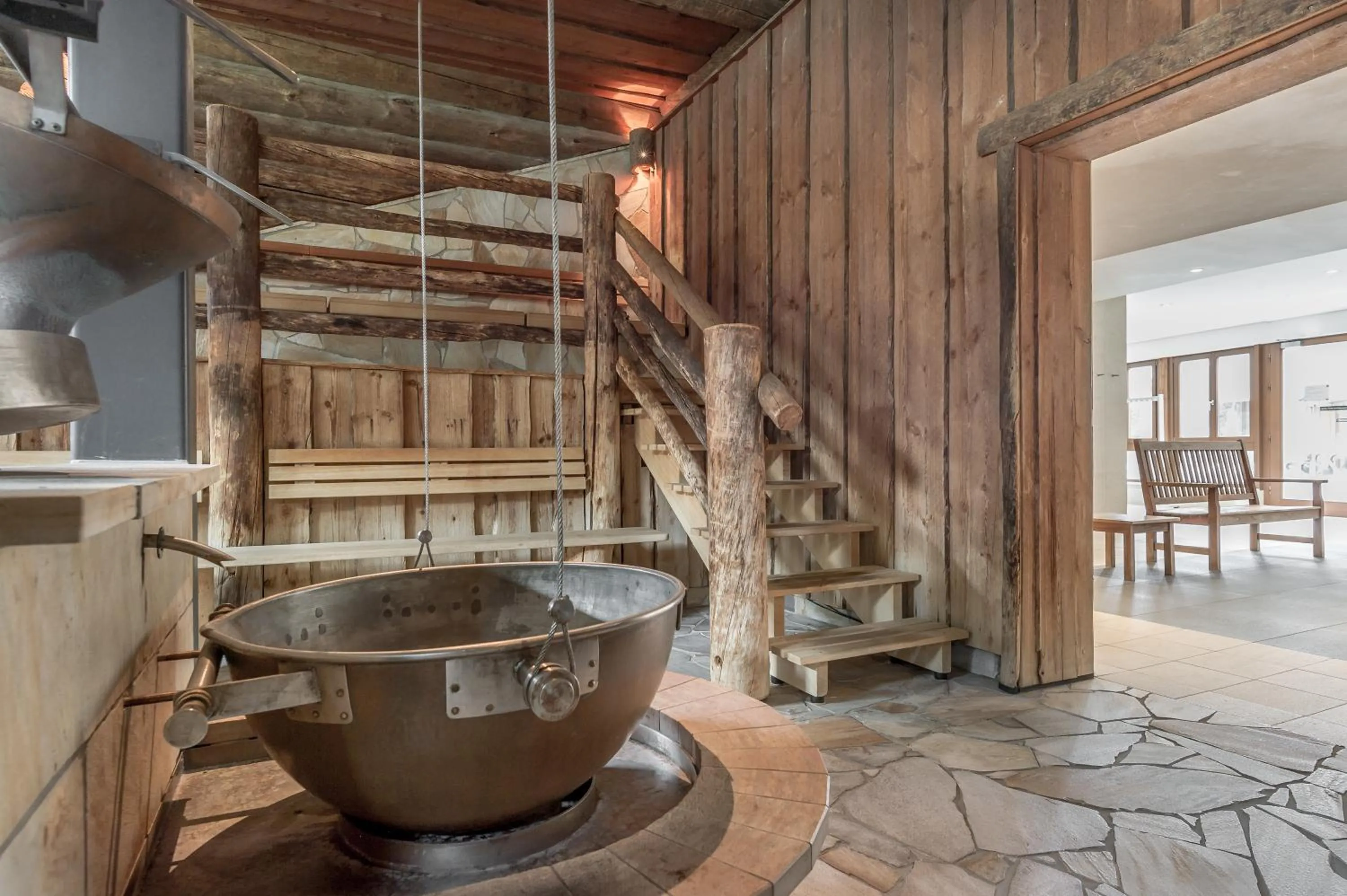 Sauna in Aqua Dome 4 Sterne Superior Hotel & Tirol Therme Längenfeld