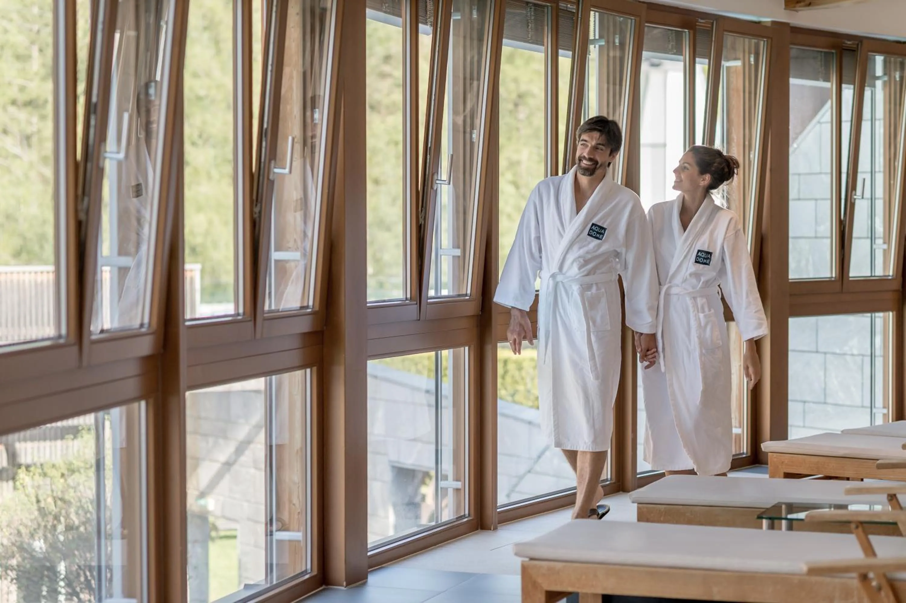 Sauna in Aqua Dome 4 Sterne Superior Hotel & Tirol Therme Längenfeld