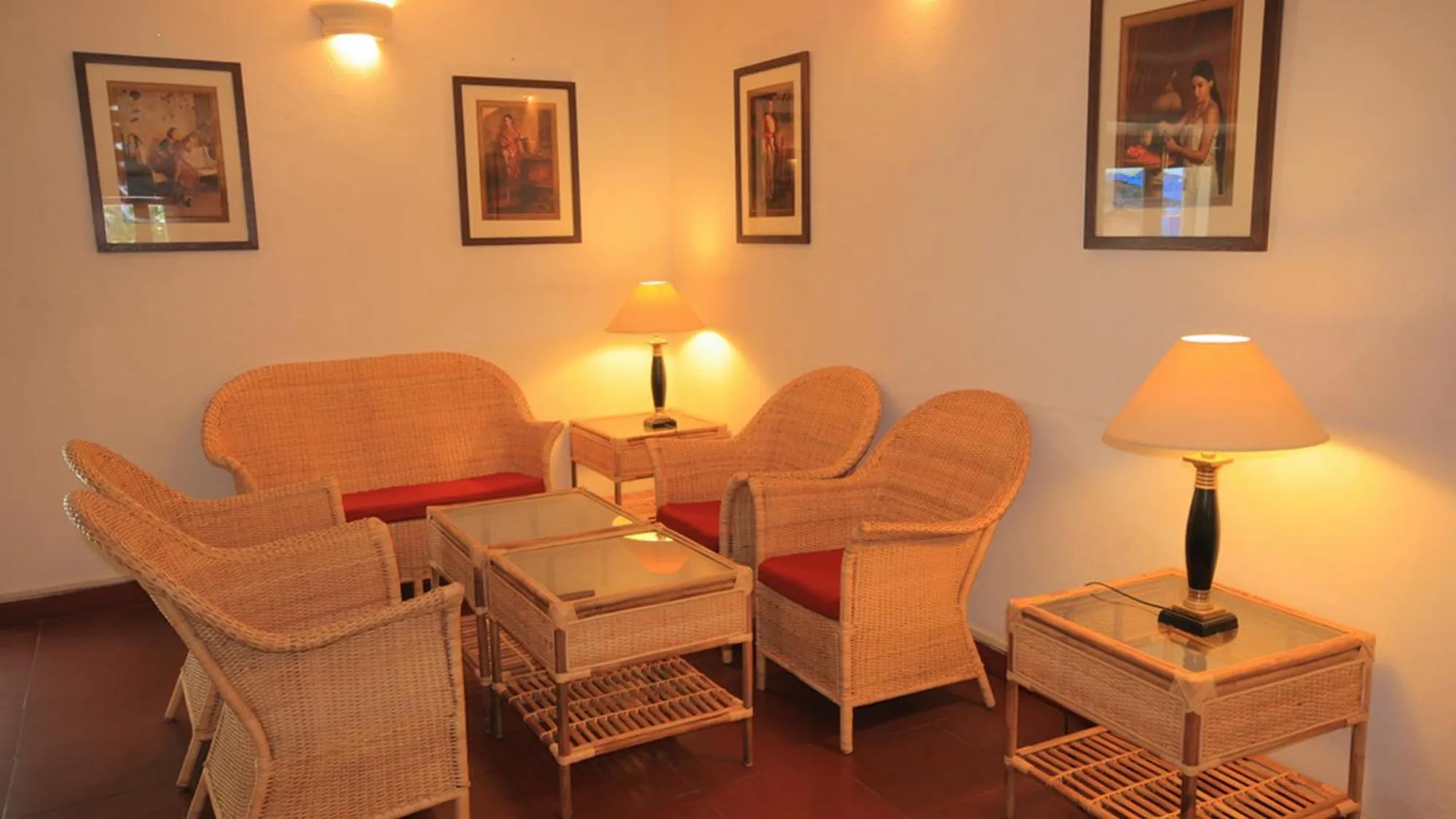 Seating area in Neemrana's- Tower House