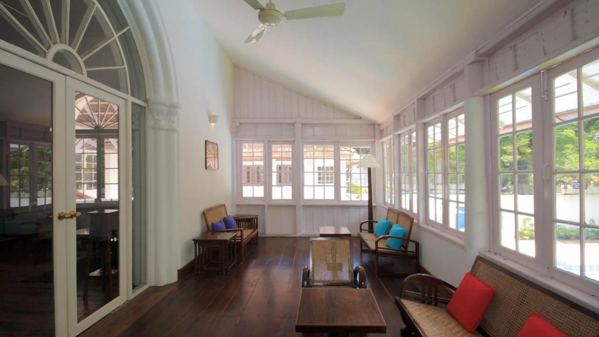 Seating area in Neemrana's- Tower House