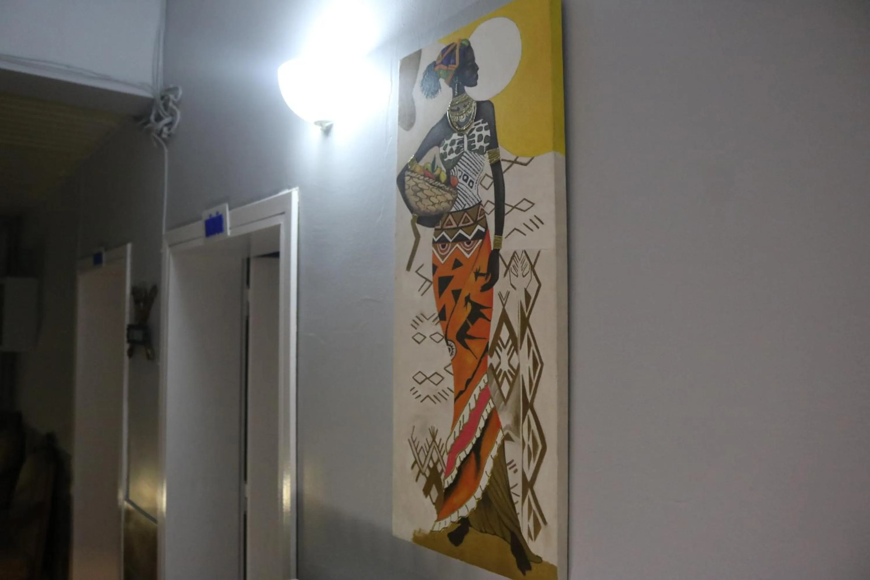 Seating area in Zafer Hostel