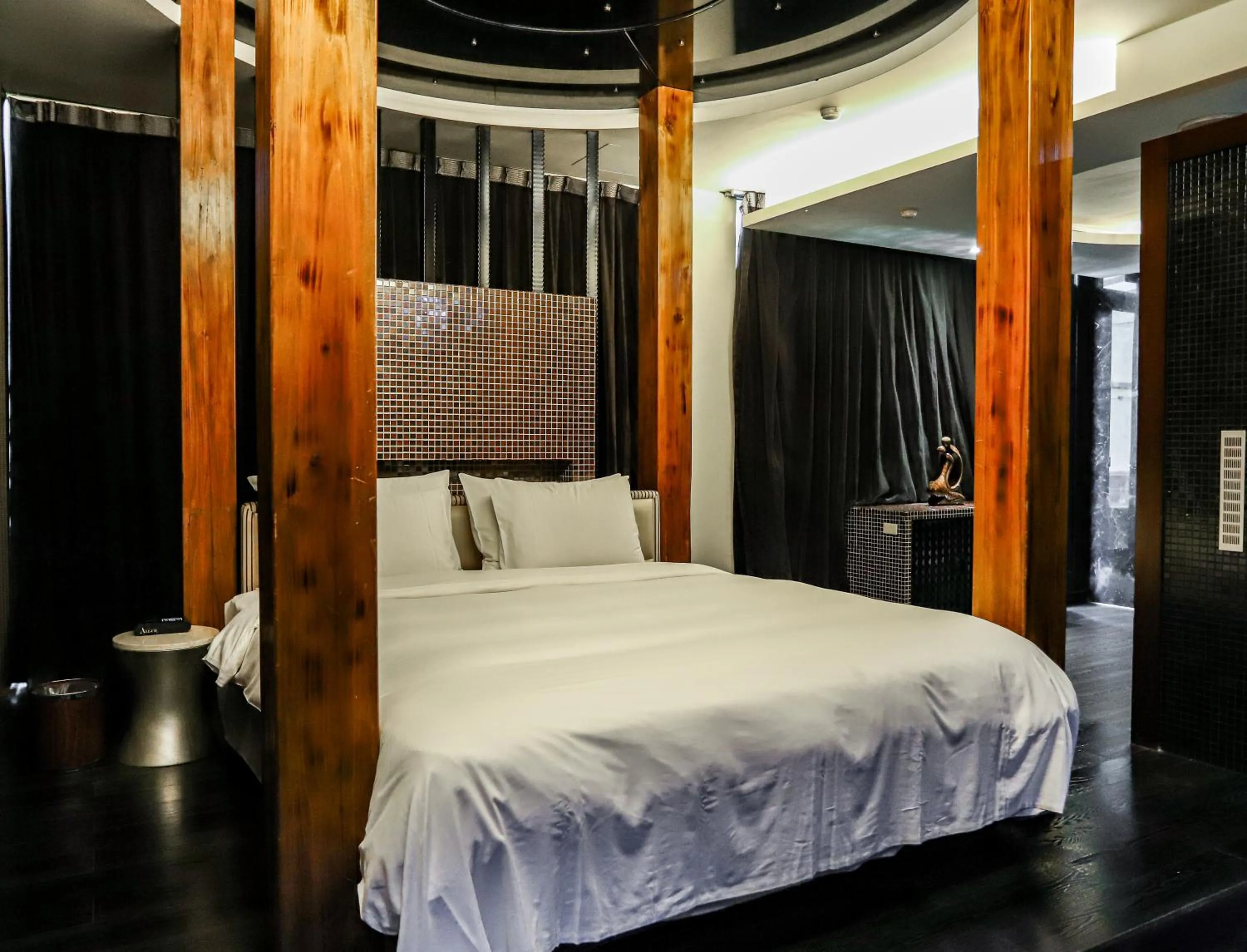 Bed in All-Ur Boutique Motel-Ping Tung Branch