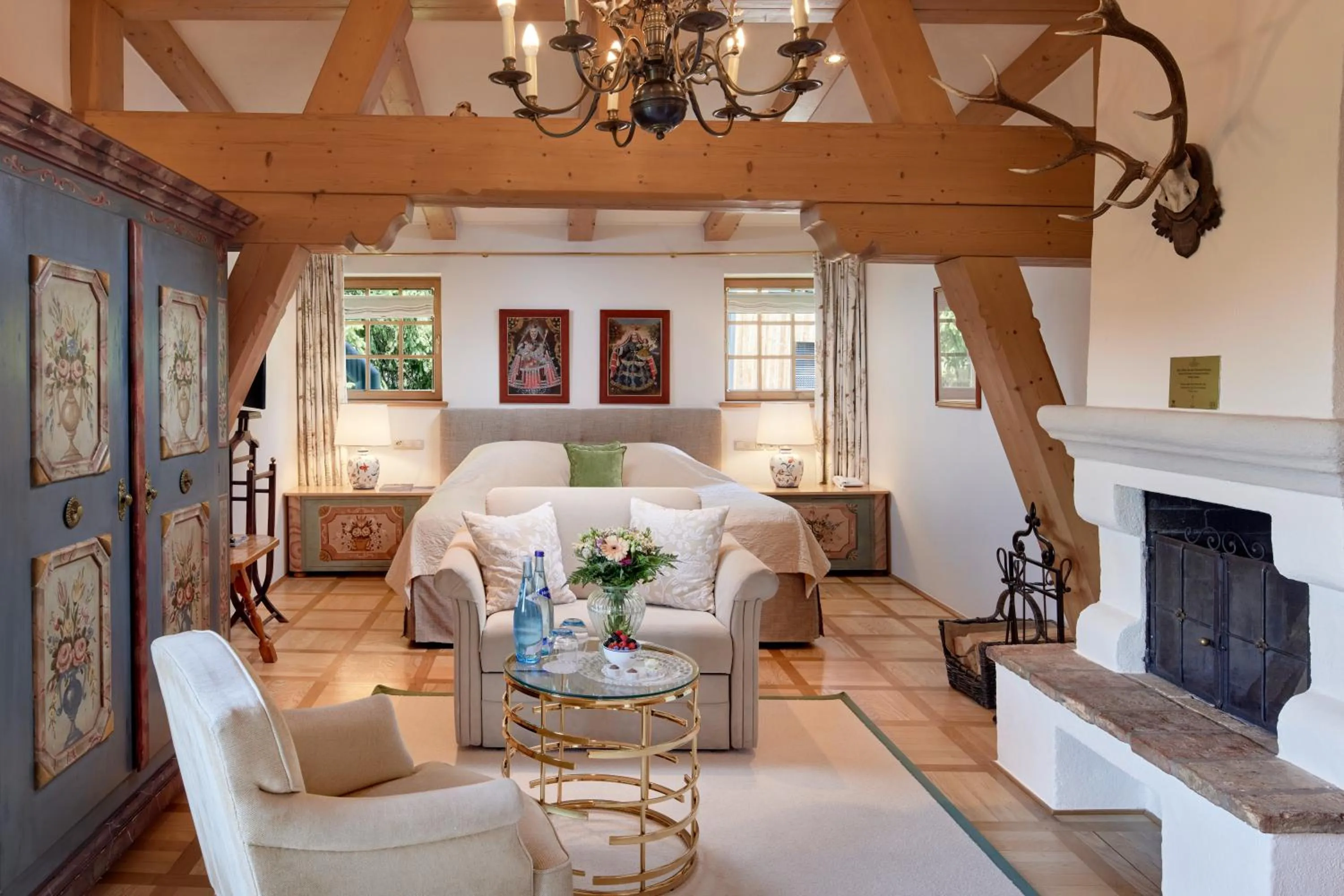 Bedroom in Relais & Châteaux Hotel Tennerhof