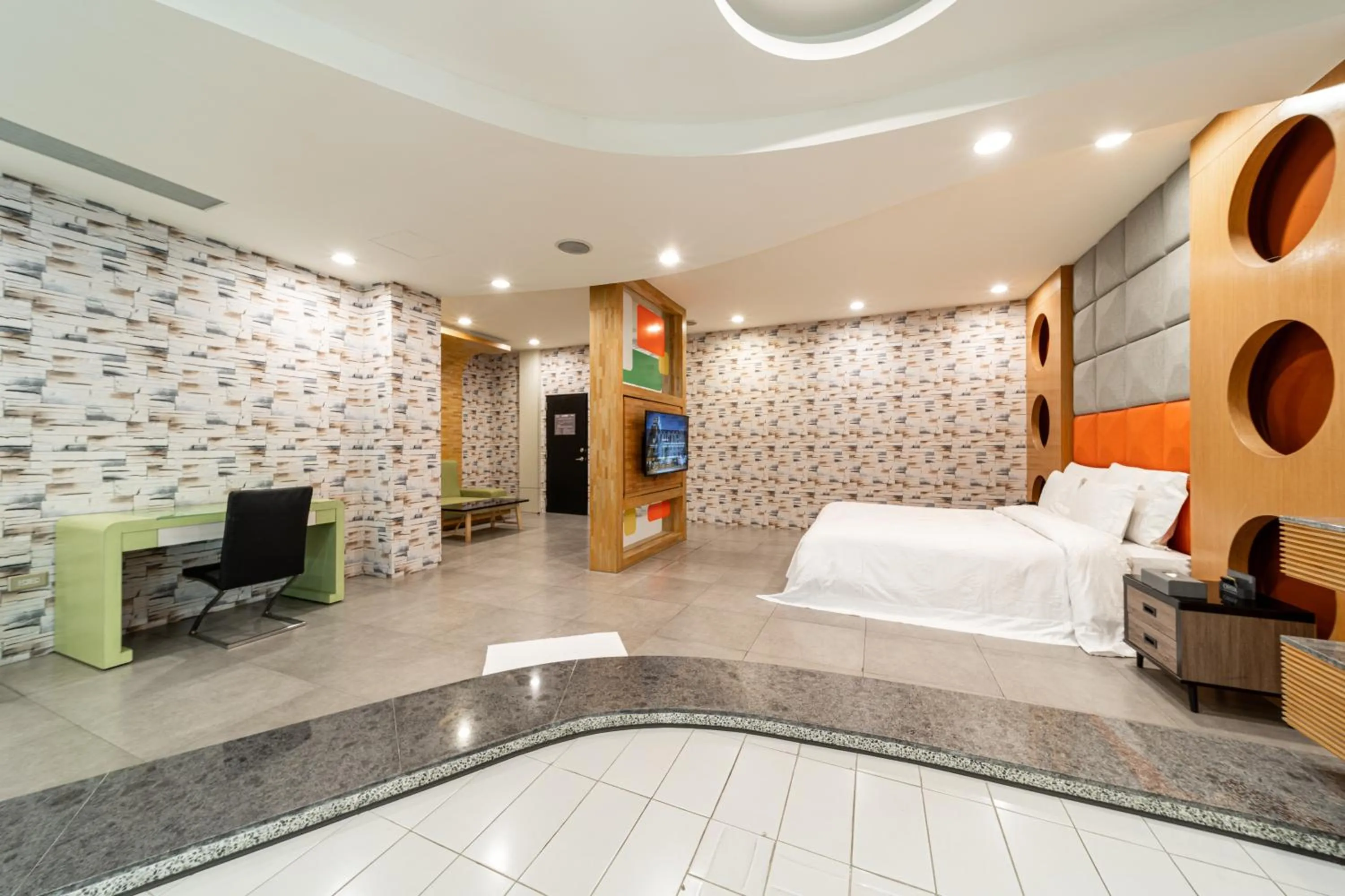 Bed in OHYA Chain Boutique Motel-Yongkang