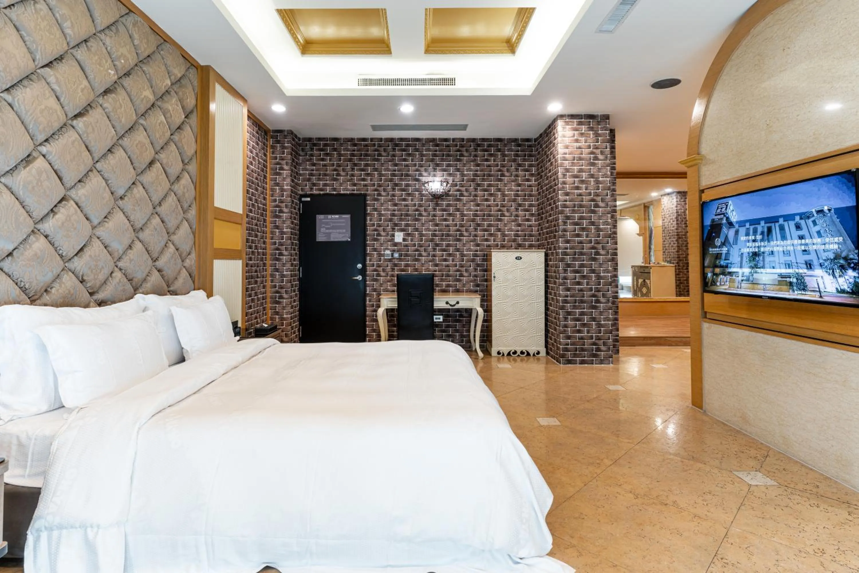 Bed in OHYA Chain Boutique Motel-Yongkang