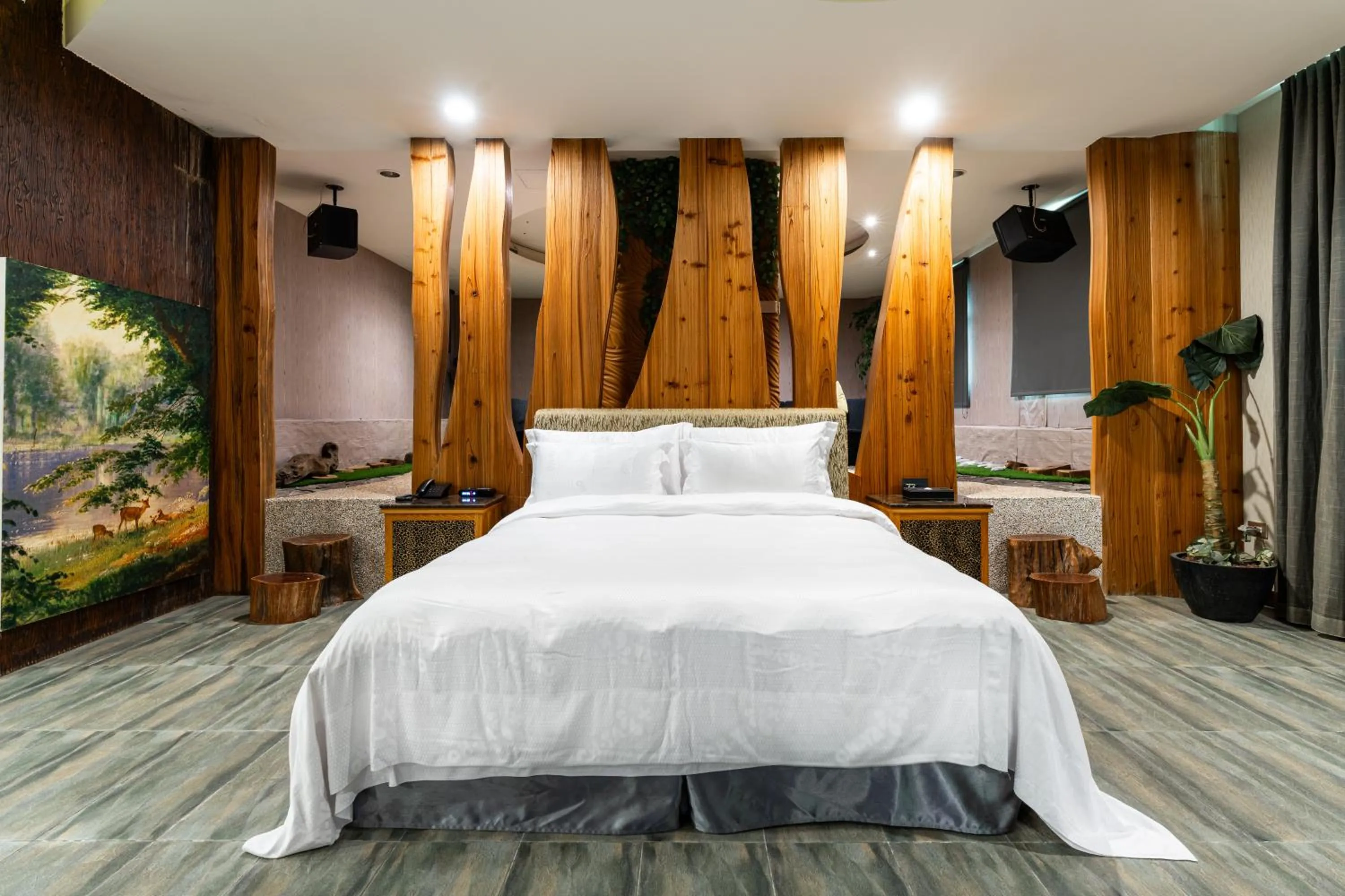 Bed in OHYA Chain Boutique Motel-Xinying