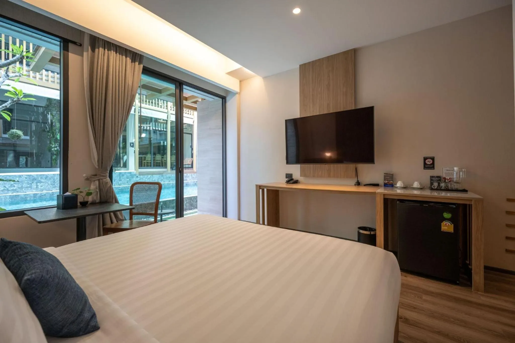 Bed in SHAN Villas Sukhumvit ฌานวิลล่า สุขุมวิท