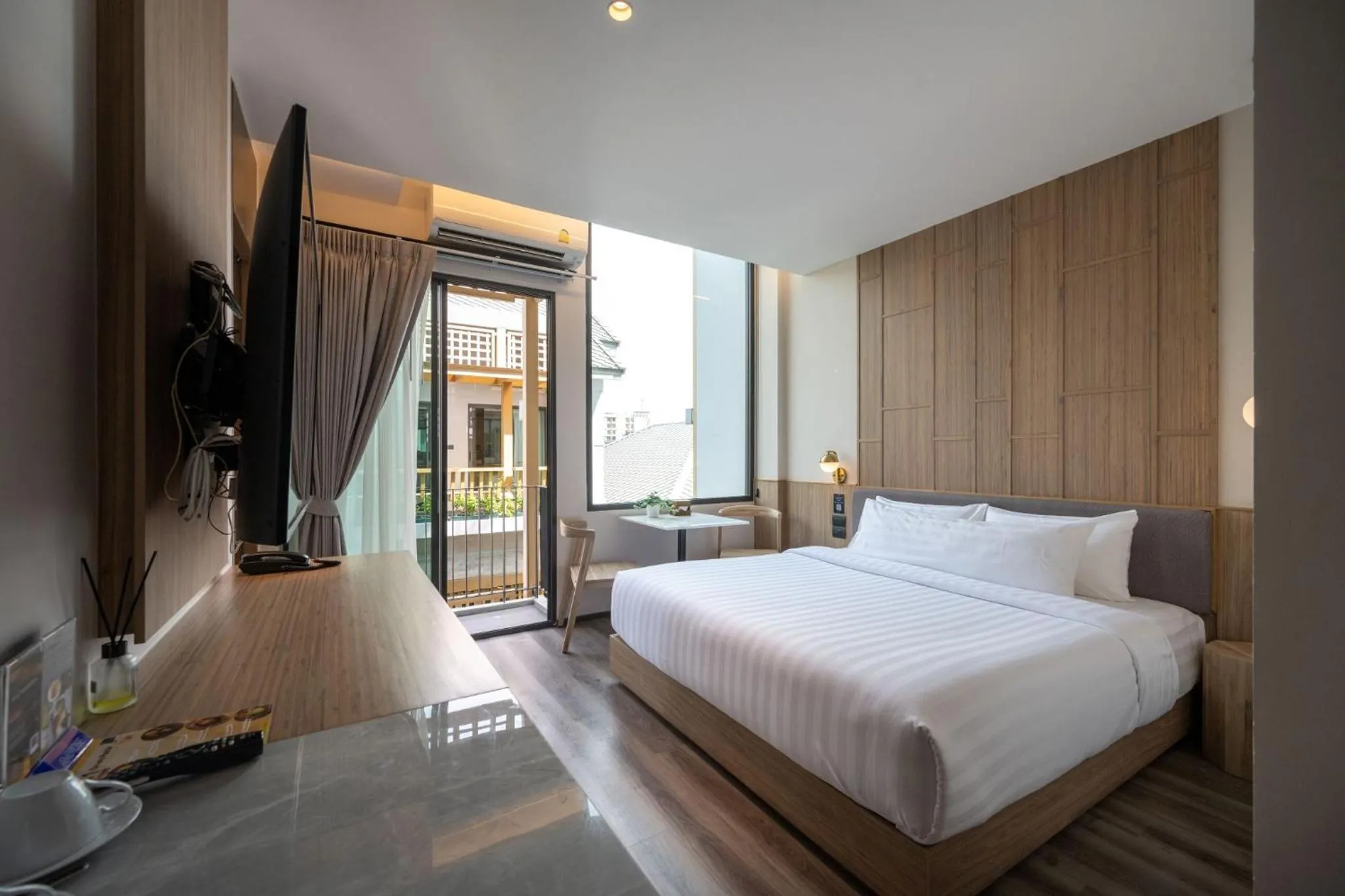 Bed in SHAN Villas Sukhumvit ฌานวิลล่า สุขุมวิท