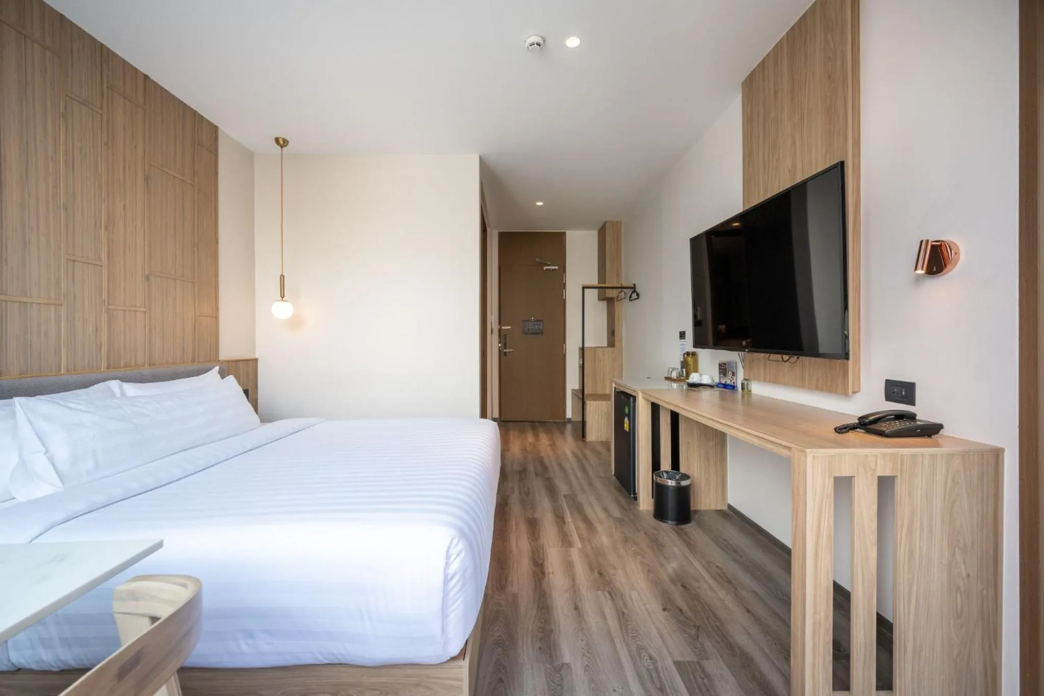 Bed in SHAN Villas Sukhumvit ฌานวิลล่า สุขุมวิท